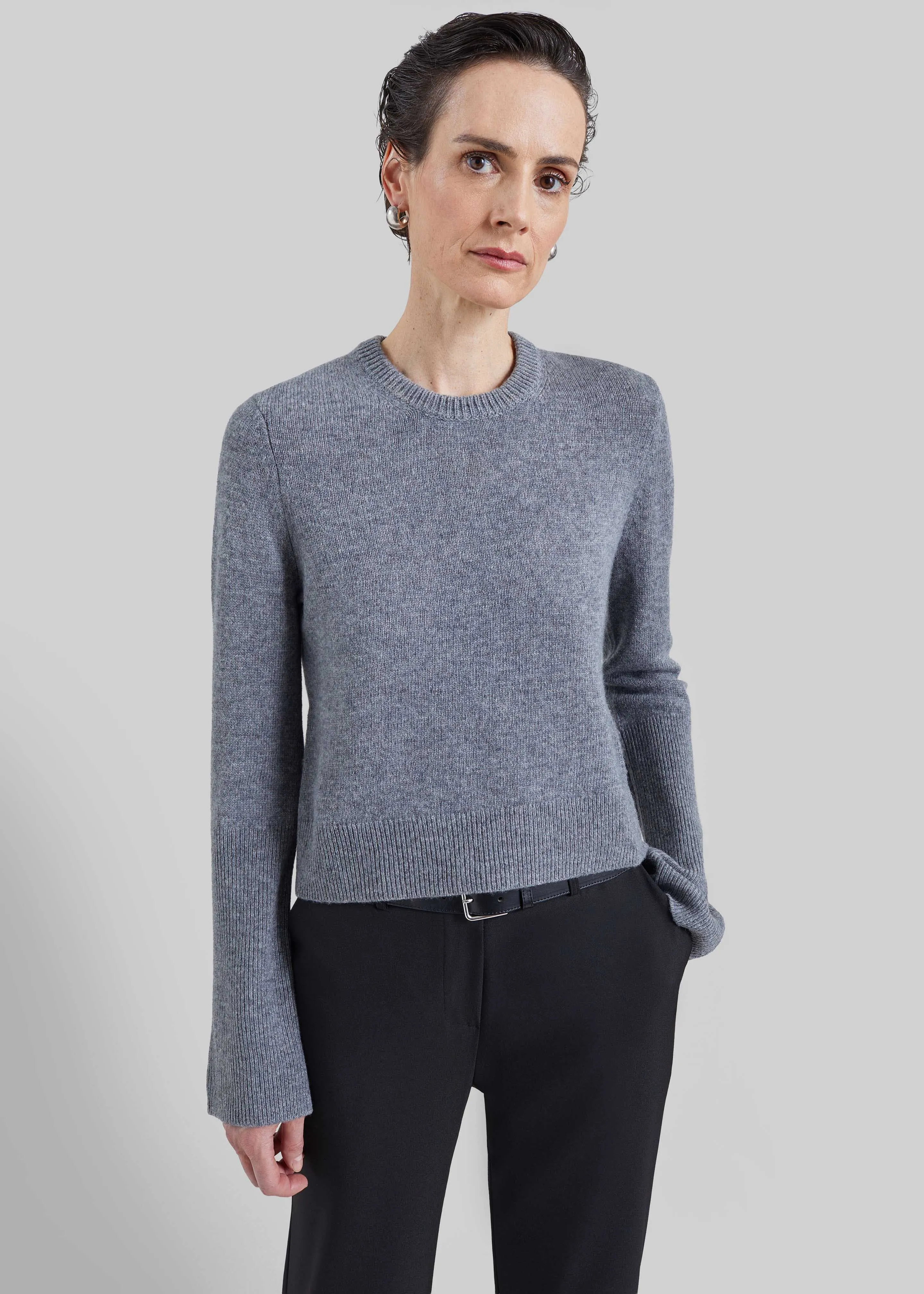 By Malene Birger Hannah Sweater - Grey Melange sold by Frankie Shop product image thumbnail 2