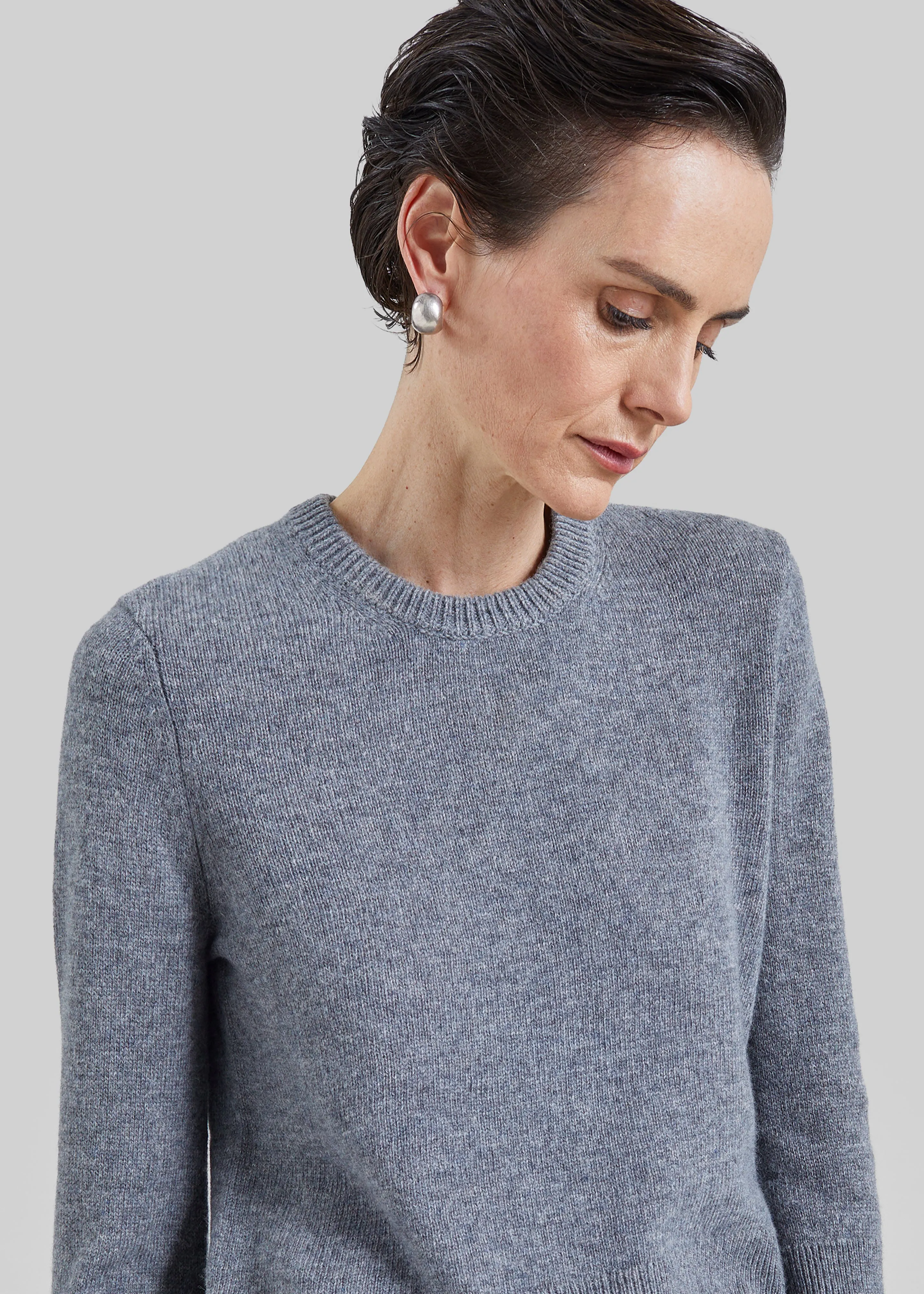 By Malene Birger Hannah Sweater - Grey Melange sold by Frankie Shop product image thumbnail 4