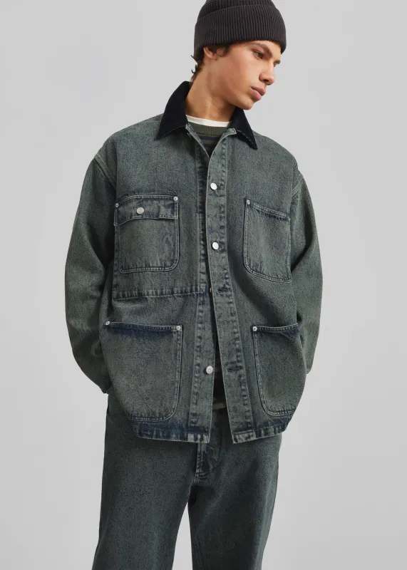 Bale Utility Jacket - Moss Green made by Frankie Shop