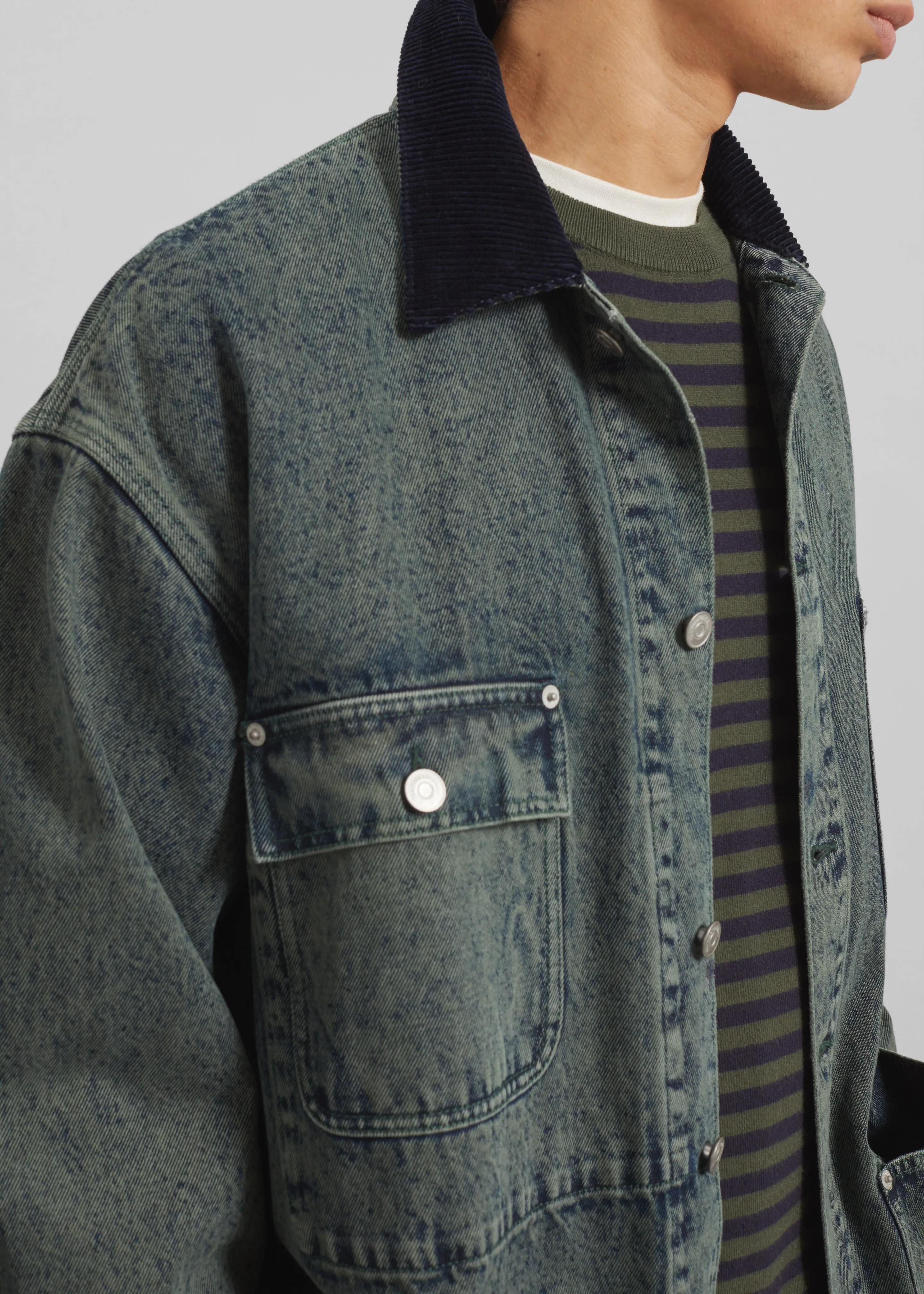 Bale Utility Jacket - Moss Green sold by Frankie Shop product image thumbnail 4