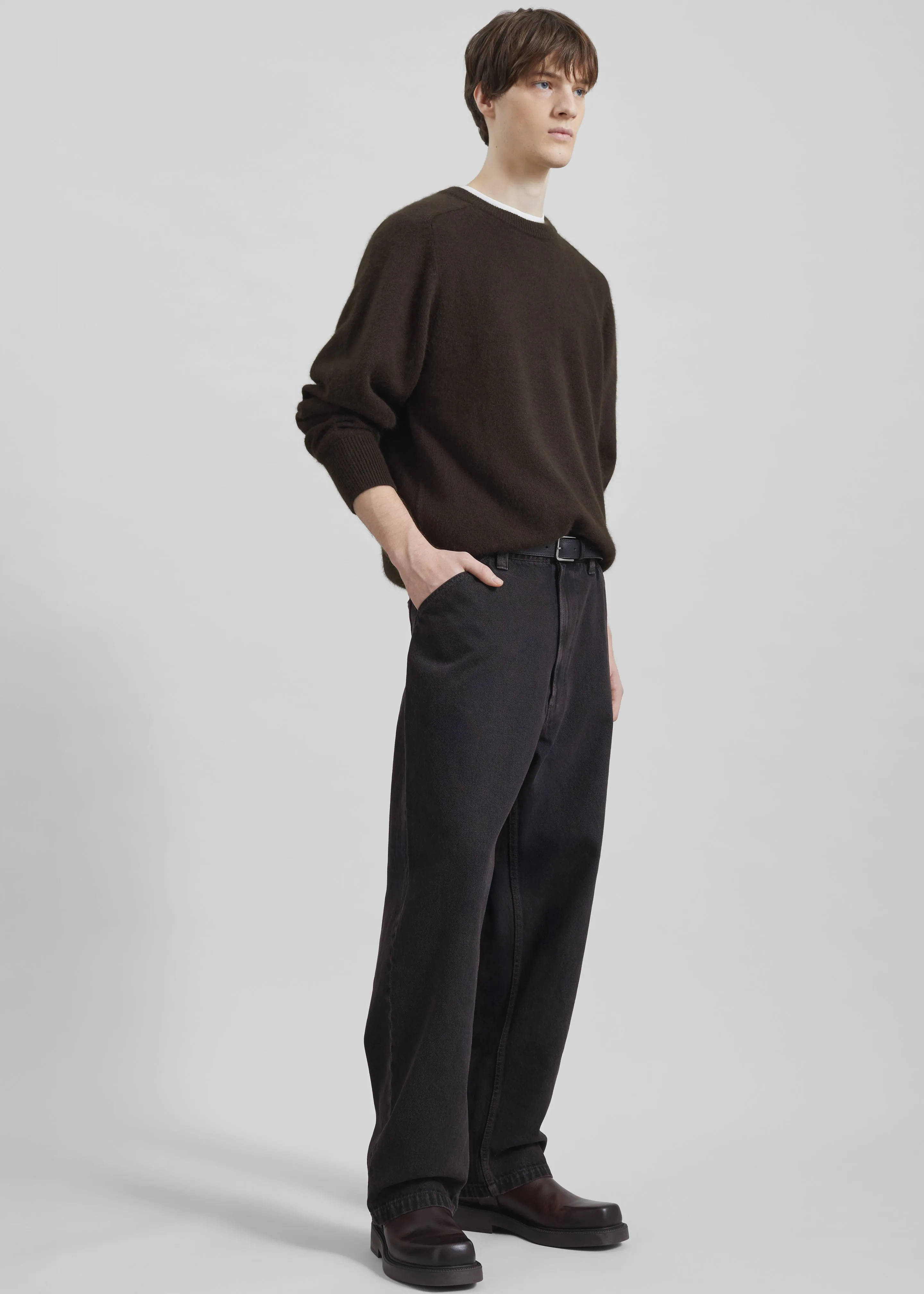 Bale Denim Pants - Brown sold by Frankie Shop product image thumbnail 5