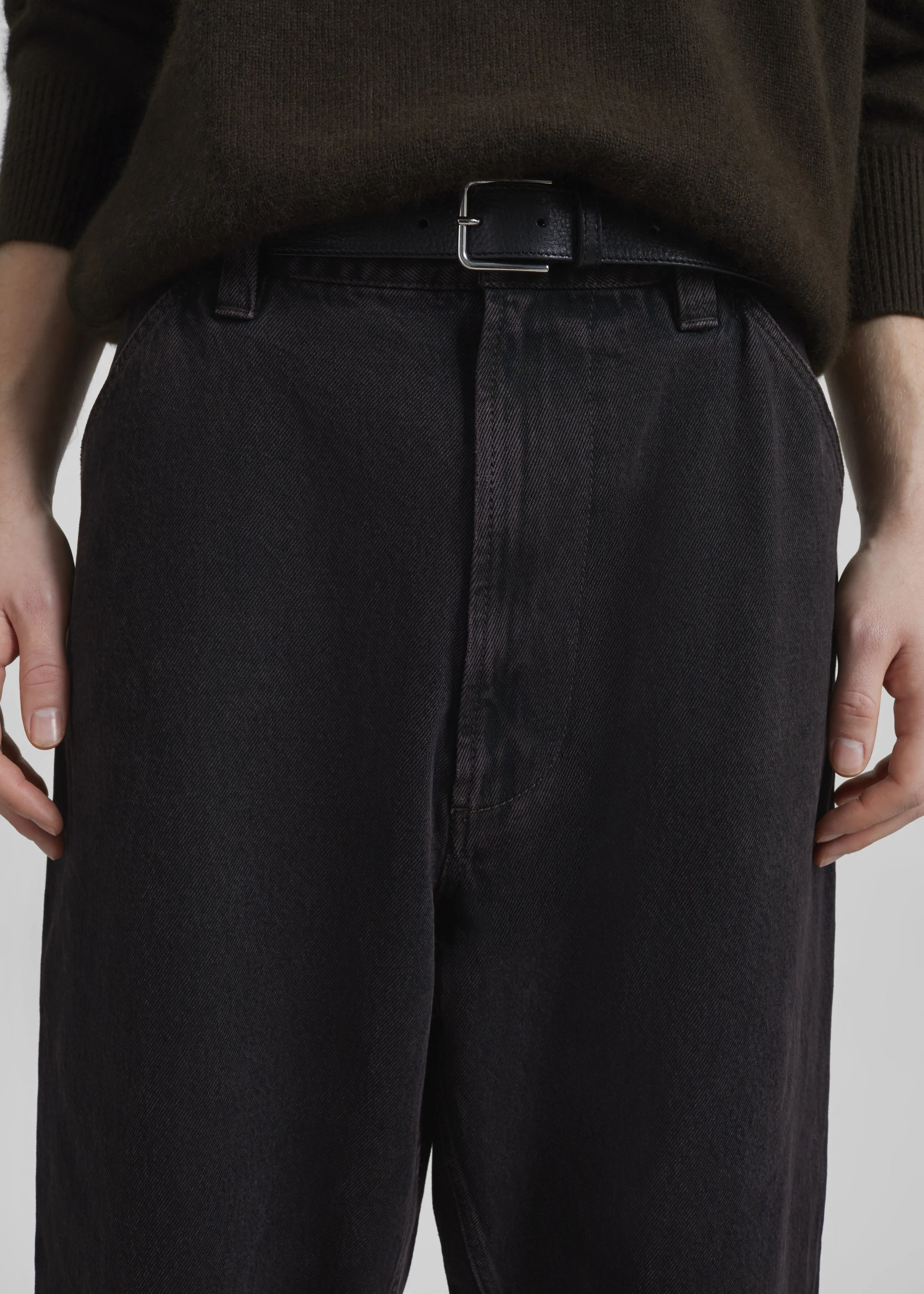 Bale Denim Pants - Brown sold by Frankie Shop product image thumbnail 3