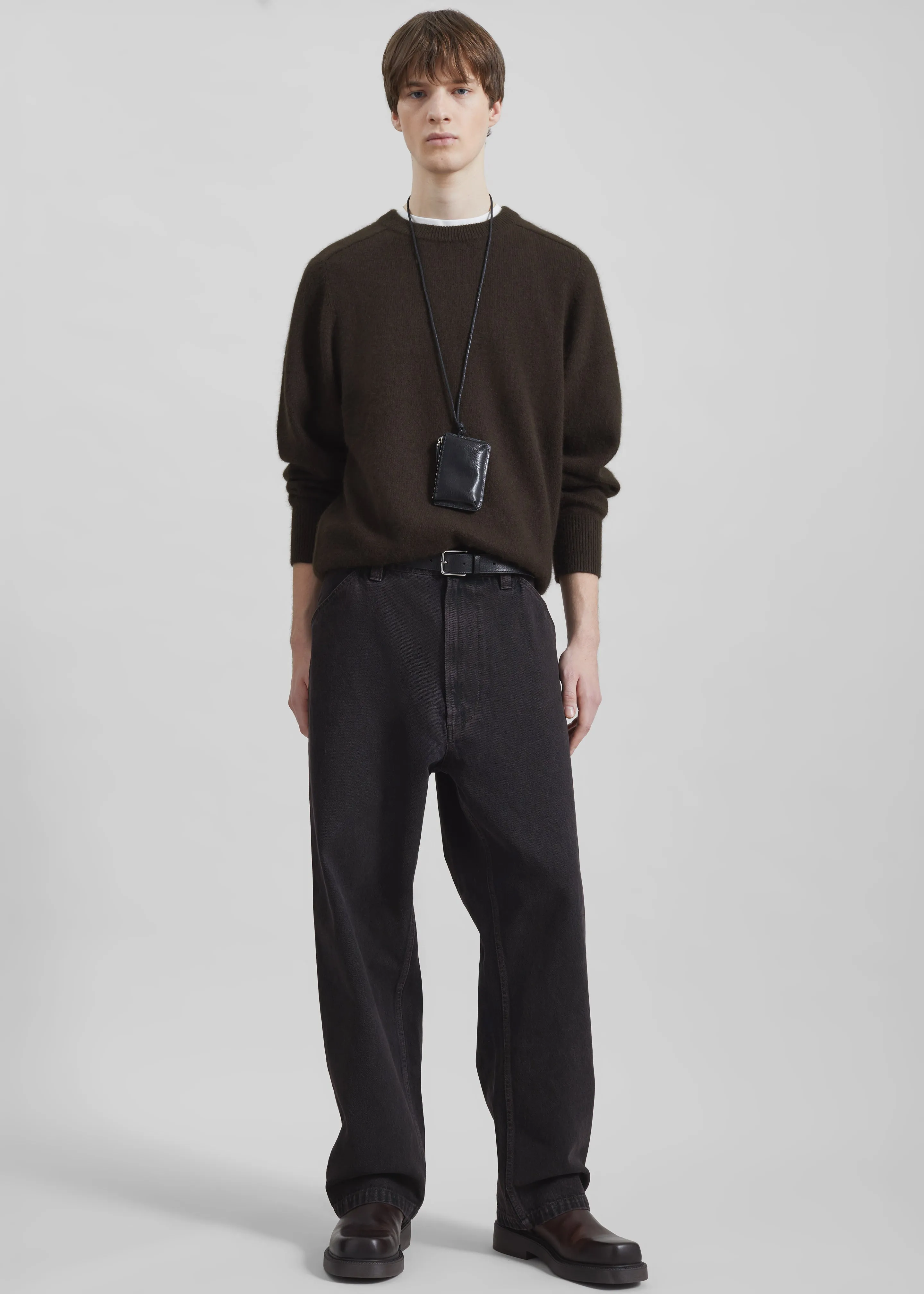 Bale Denim Pants - Brown sold by Frankie Shop product image thumbnail 4