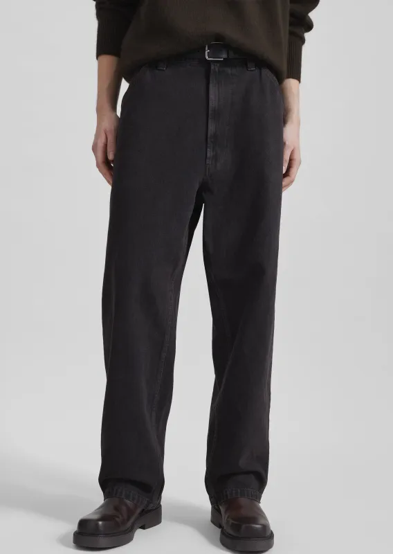 Bale Denim Pants - Brown made by Frankie Shop