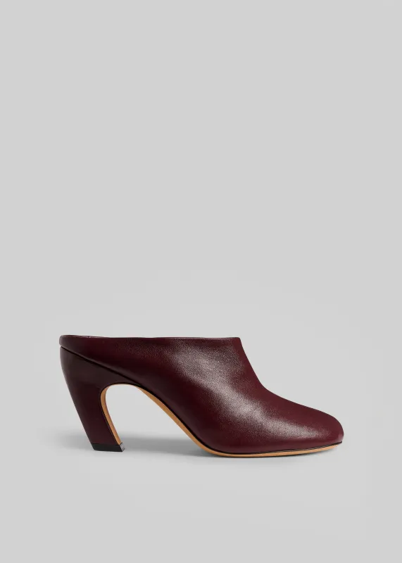 Le Monde Beryl Mica Mules - Bordeaux made by Le Monde Beryl
