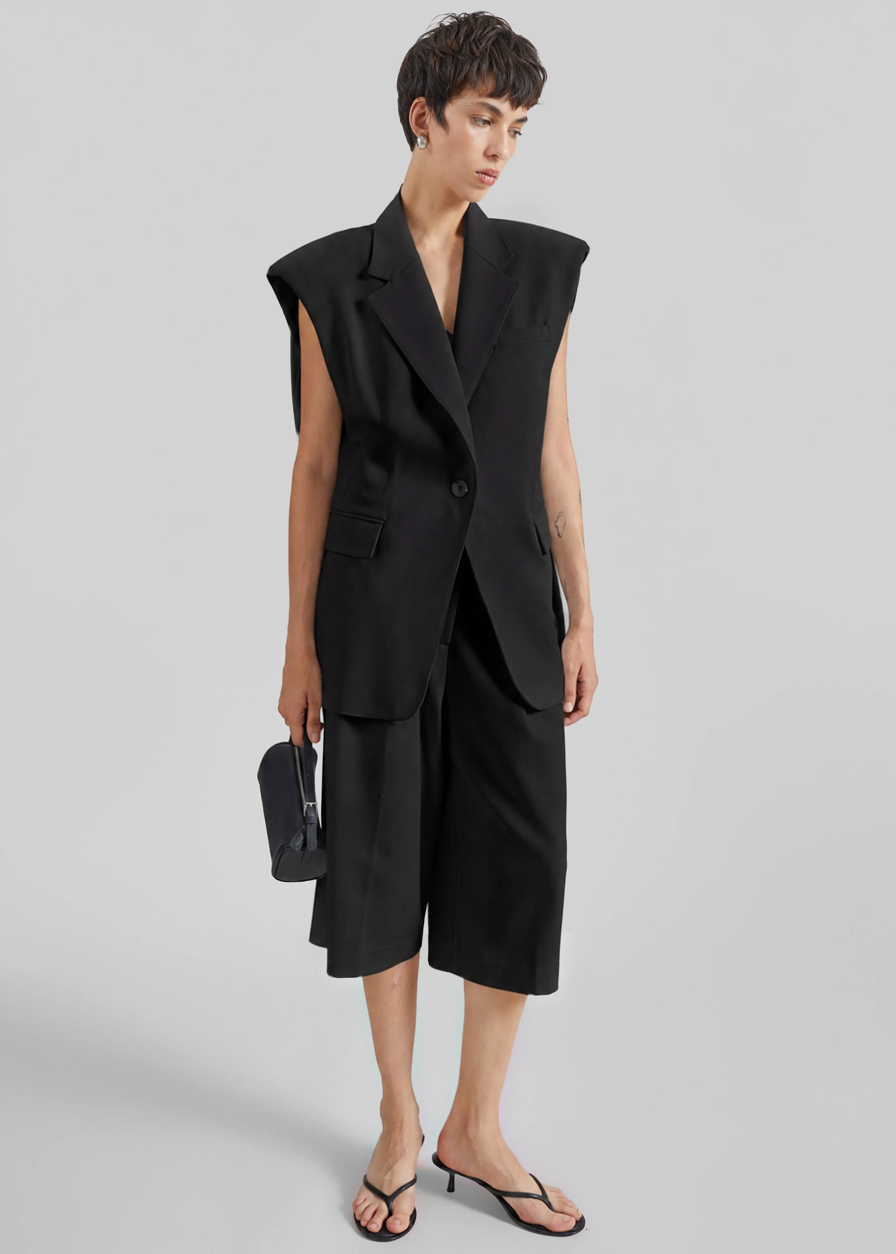 Sedon Vest - Black sold by Frankie Shop product image thumbnail 5