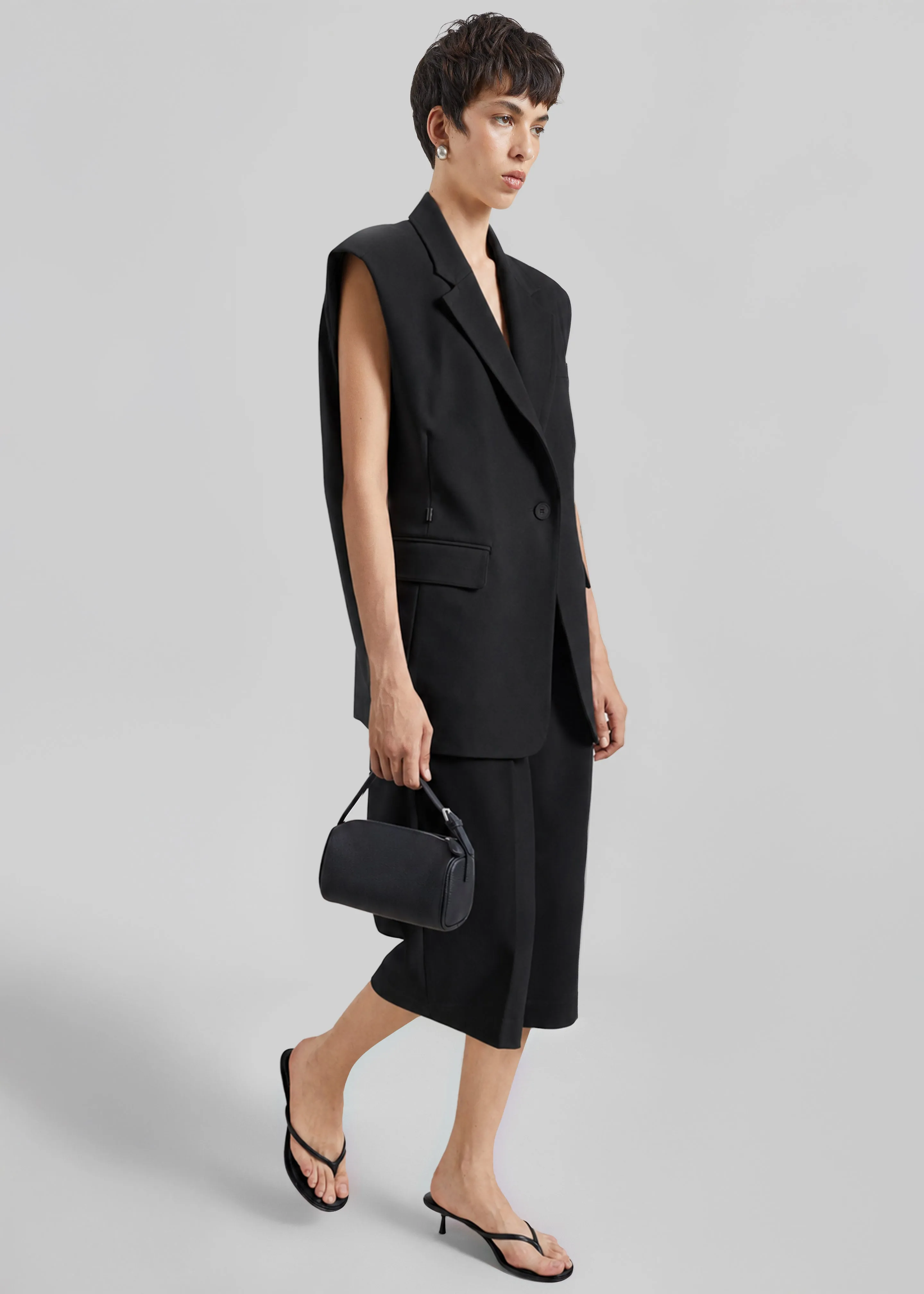 Sedon Vest - Black sold by Frankie Shop product image thumbnail 2