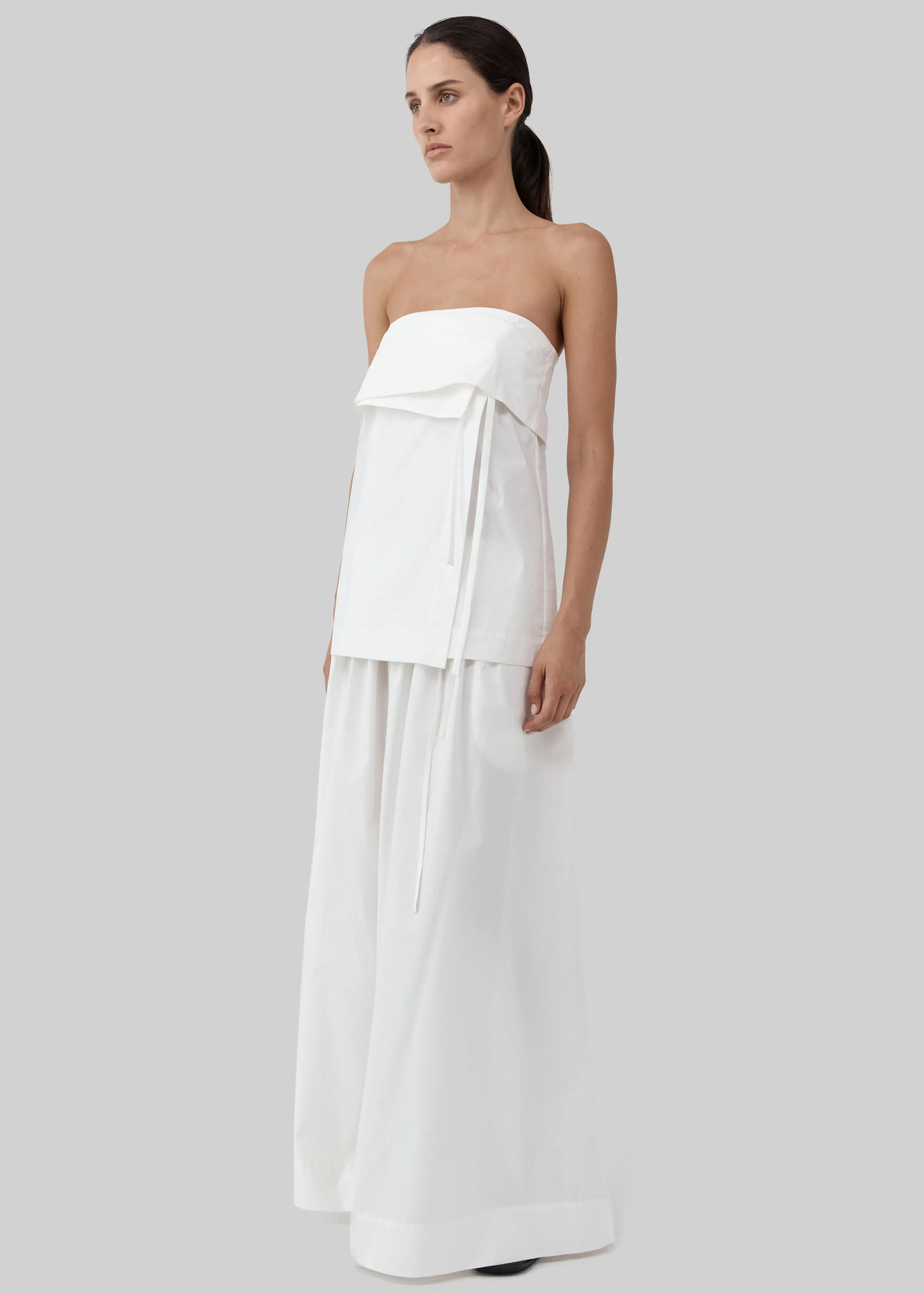 St. Agni Strapless Wrap Top - Off White sold by Frankie Shop product image thumbnail 5