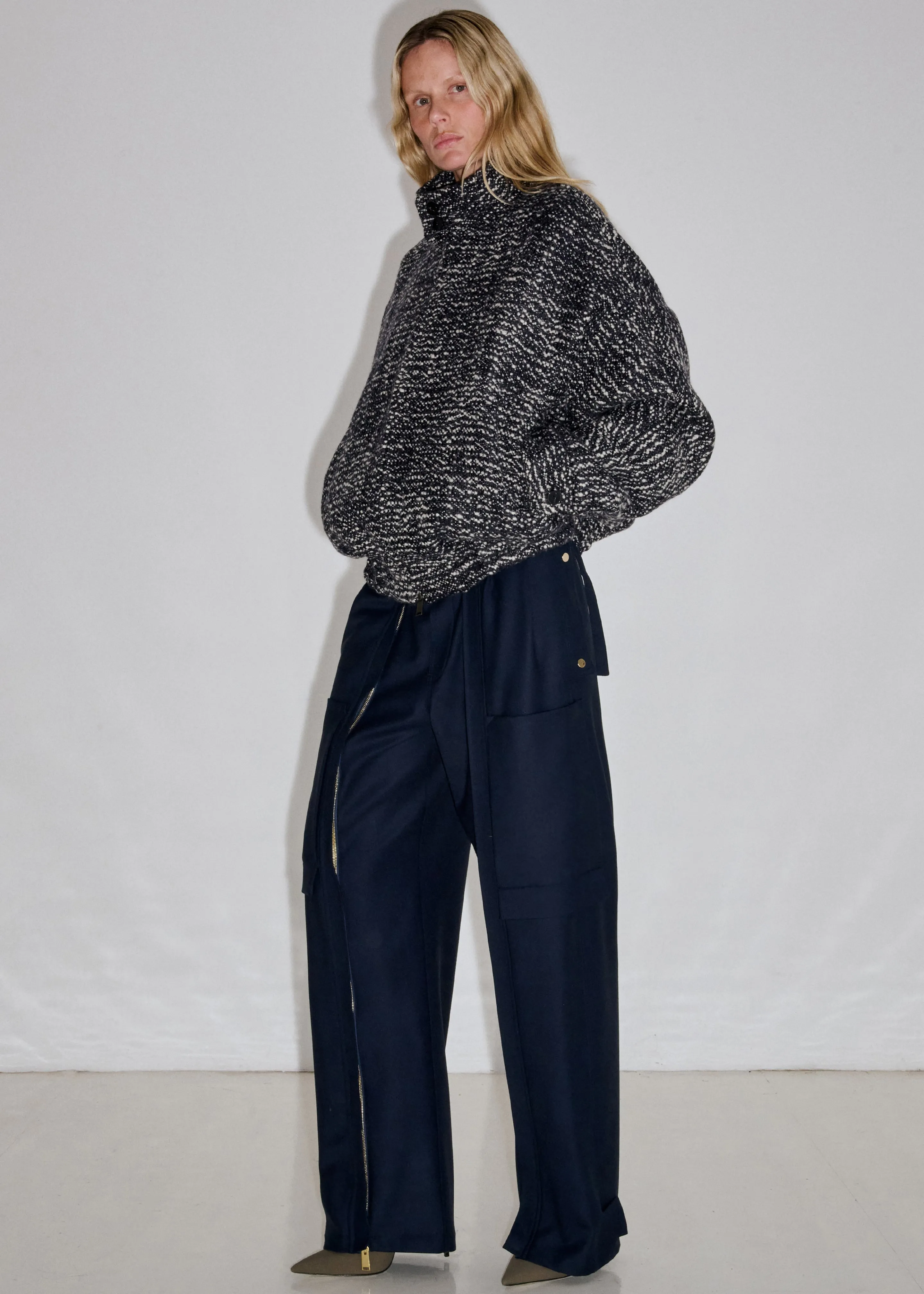 Darkpark Adriana Cargo Pants - Blue Navy sold by Frankie Shop