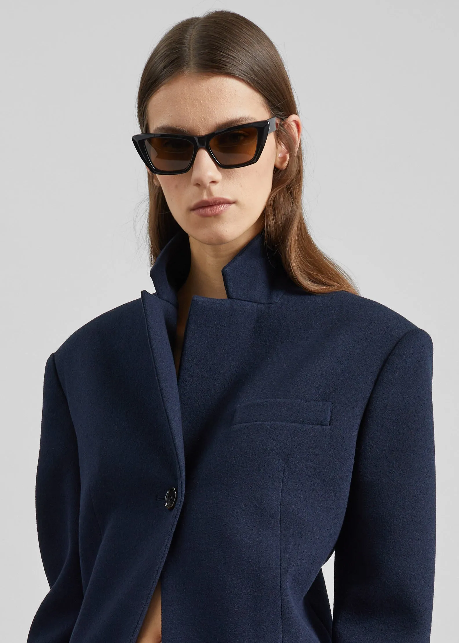 Xena Blazer - Navy sold by Frankie Shop product image thumbnail 2