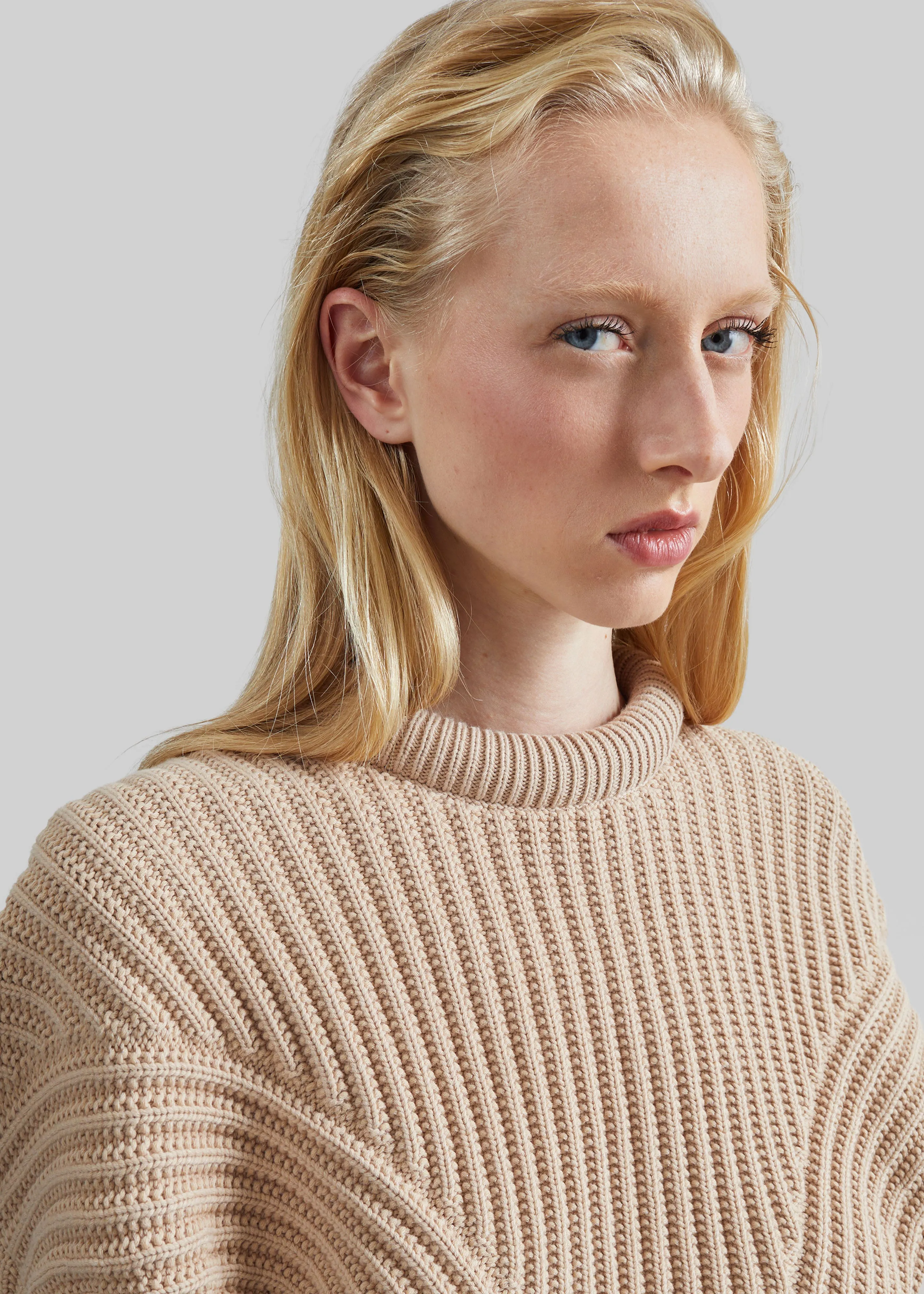 Sportmax Fatti Sunburst Patterned Sweater - Beige sold by Frankie Shop product image thumbnail 3