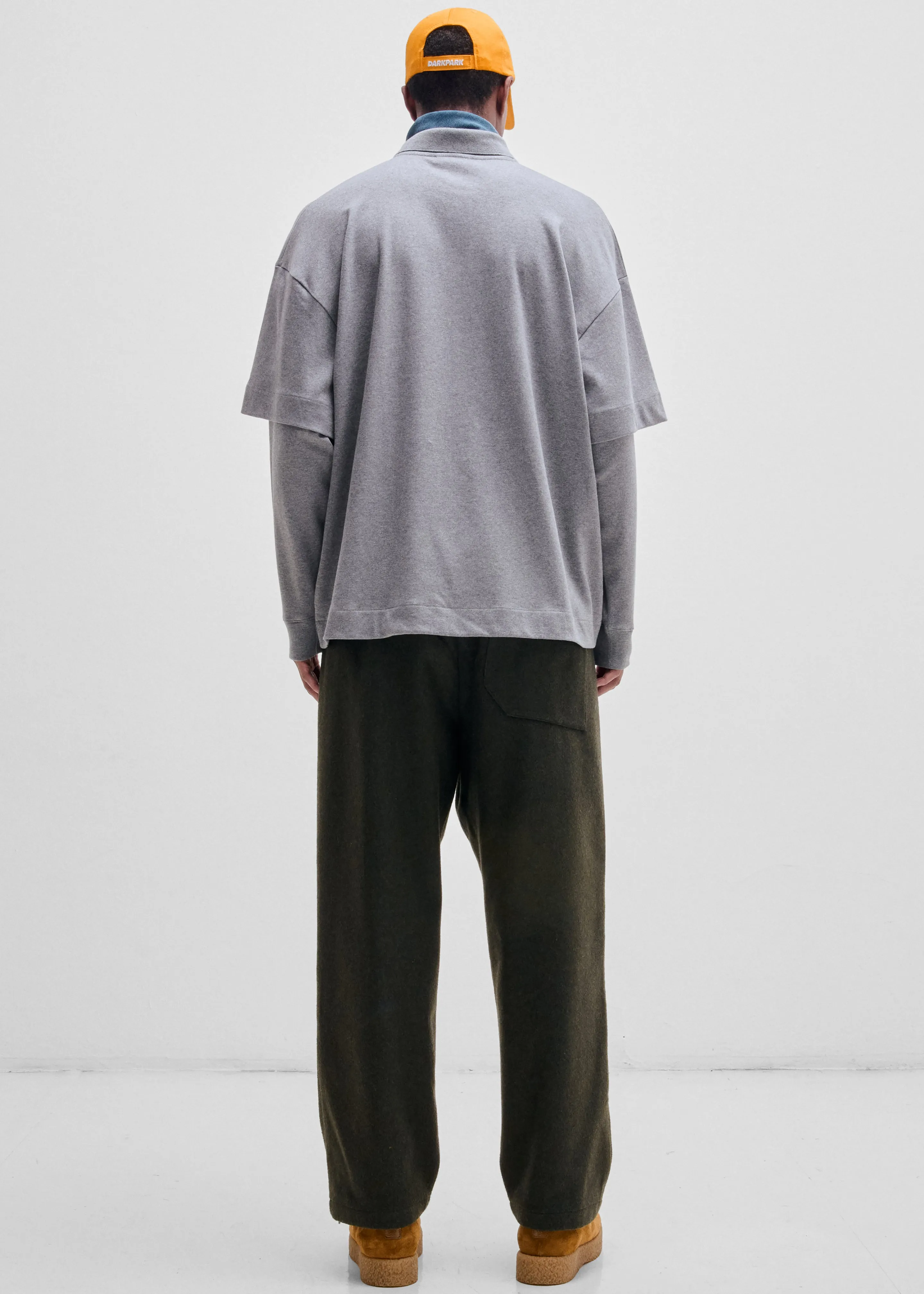 Darkpark Zack Double Sleeve Polo - Dark Grey Melange sold by Frankie Shop product image thumbnail 5