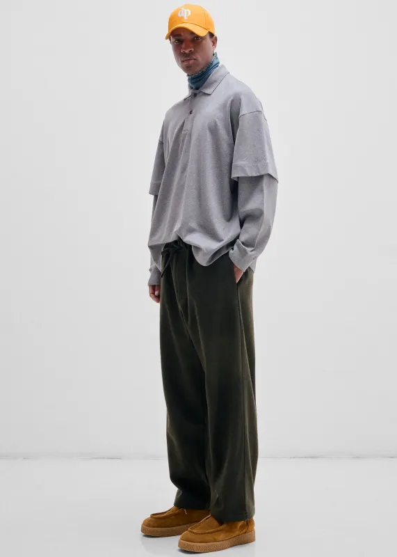 Darkpark Zack Double Sleeve Polo - Dark Grey Melange made by DARKPARK
