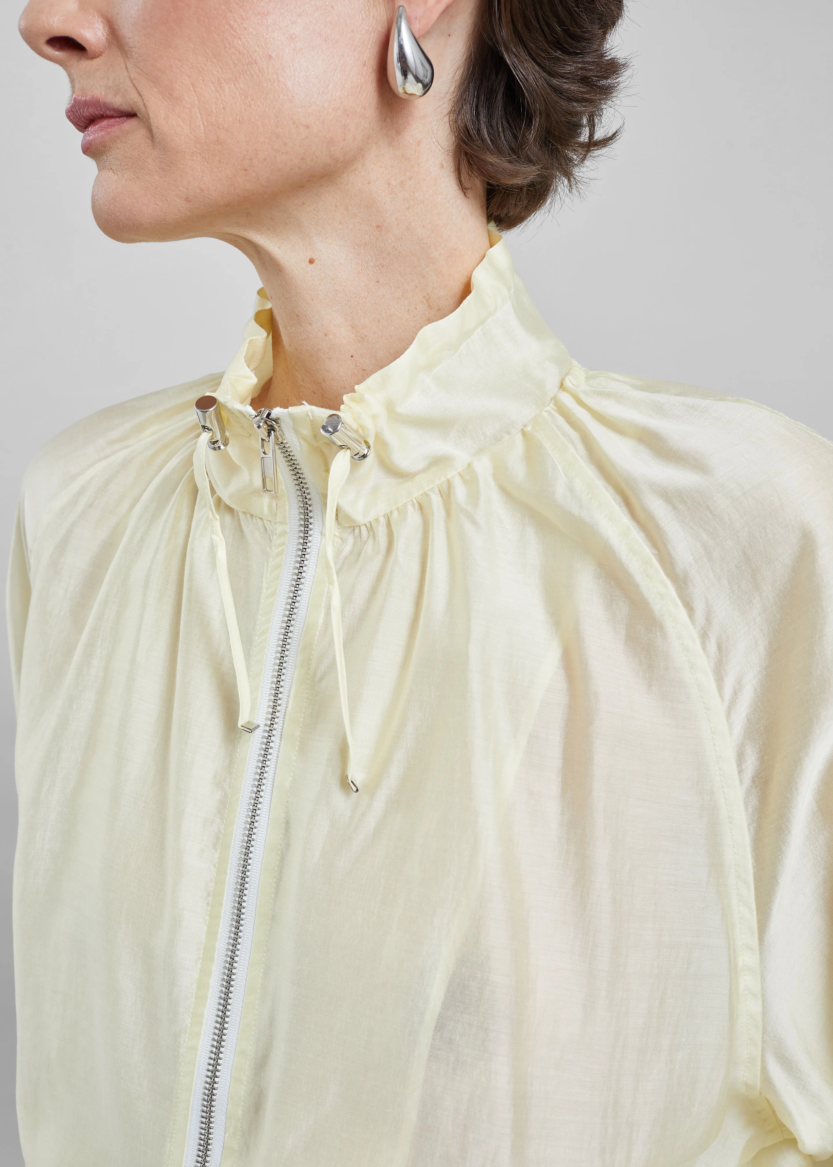 Arzon Sheer Jacket - Pale Yellow sold by Frankie Shop product image thumbnail 4