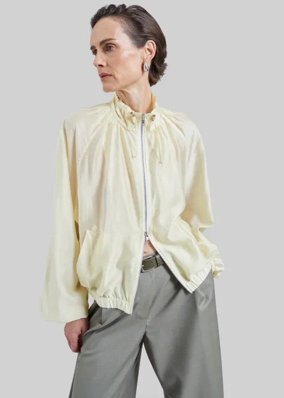 Arzon Sheer Jacket - Pale Yellow made by Frankie Shop