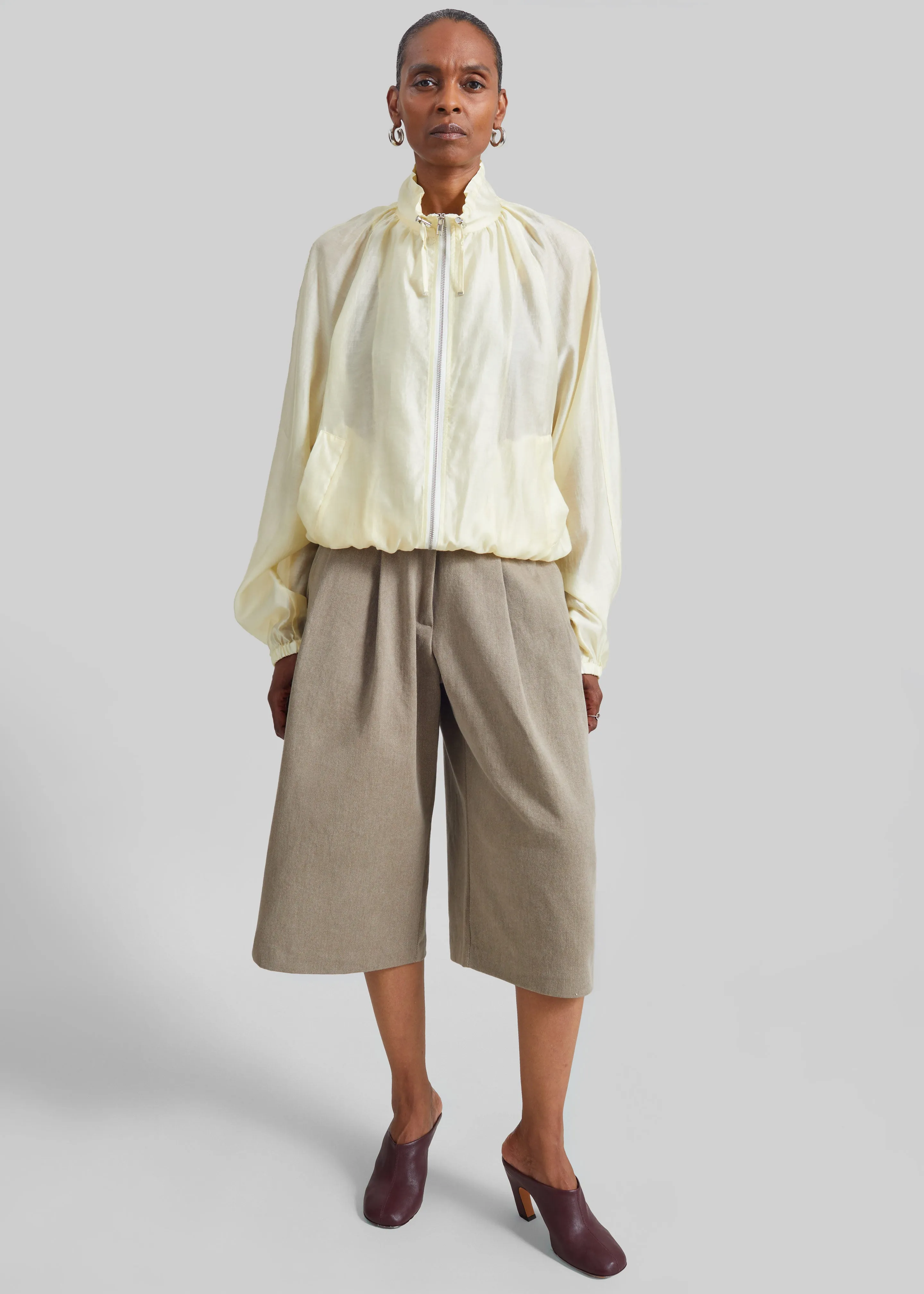 Arzon Sheer Jacket - Pale Yellow sold by Frankie Shop product image thumbnail 2