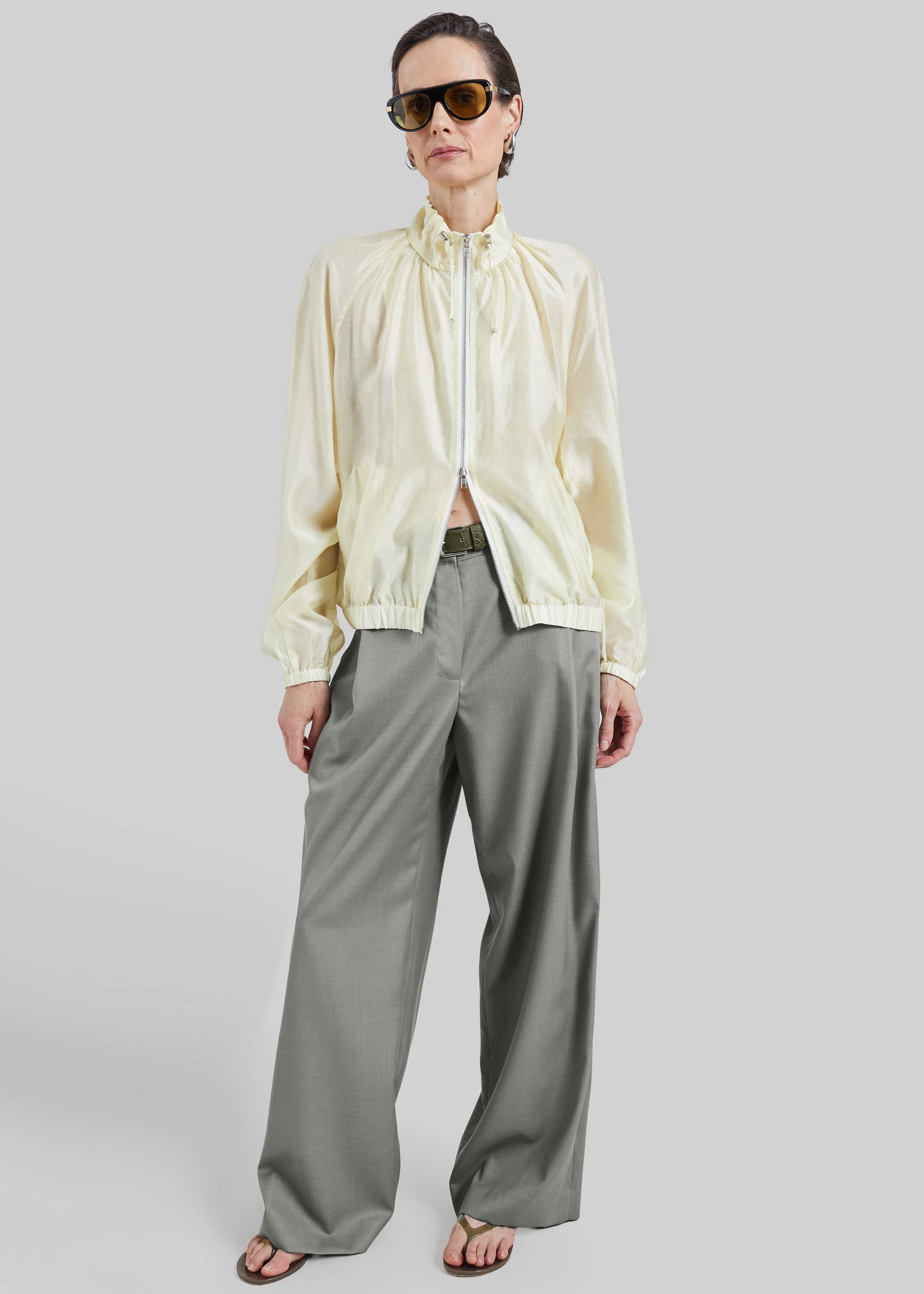 Arzon Sheer Jacket - Pale Yellow sold by Frankie Shop product image thumbnail 5