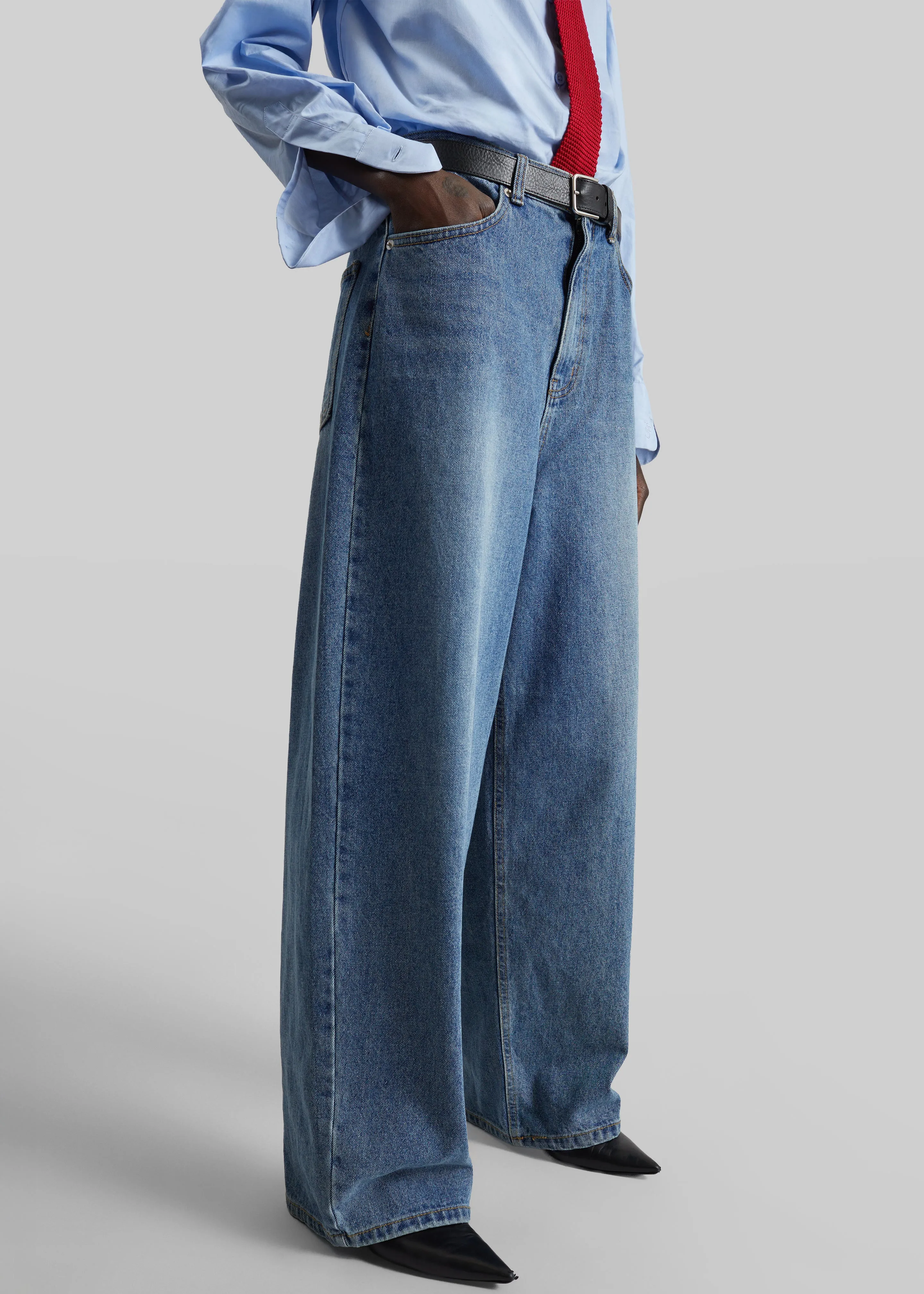 Kenny Tapered Leg Jeans - Medium Wash sold by Frankie Shop product image thumbnail 4