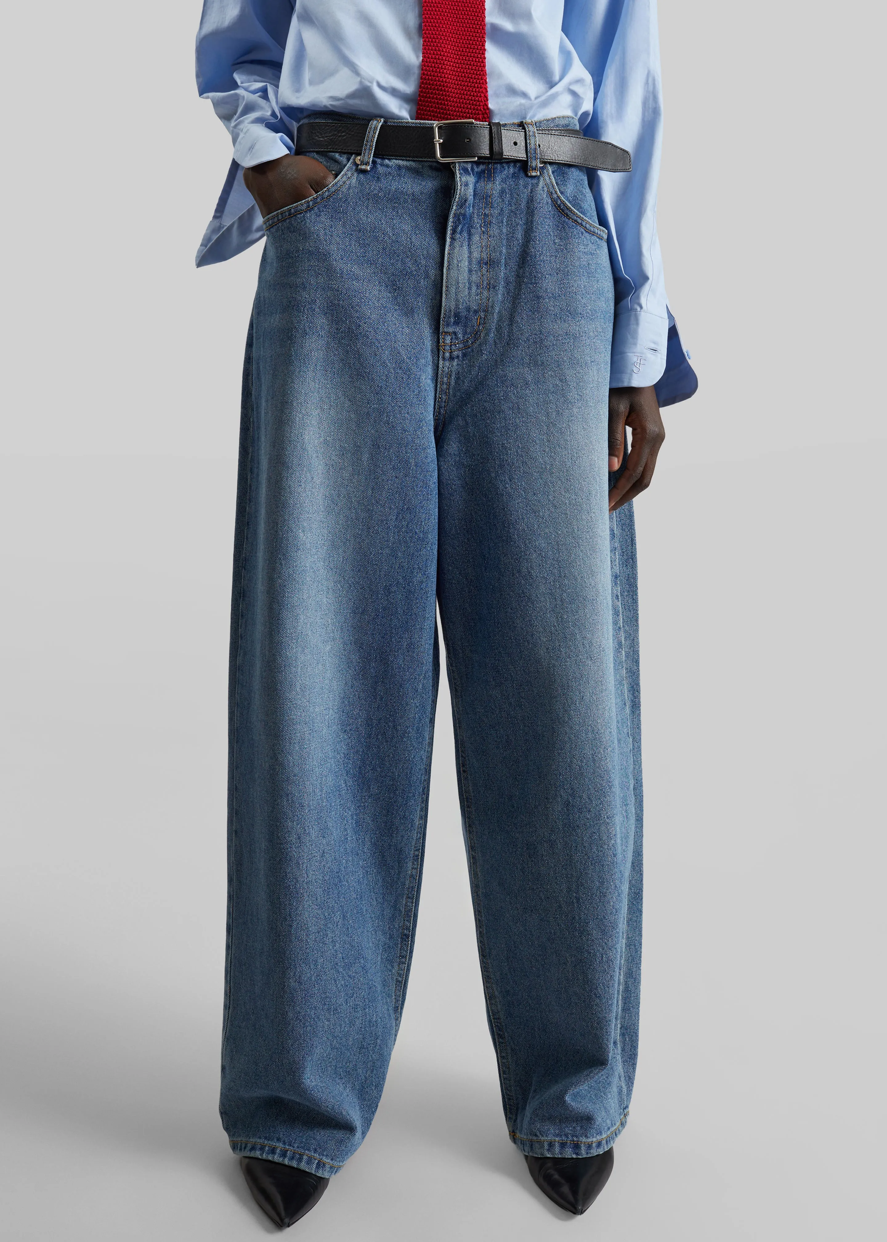 Kenny Tapered Leg Jeans - Medium Wash sold by Frankie Shop product image thumbnail 2