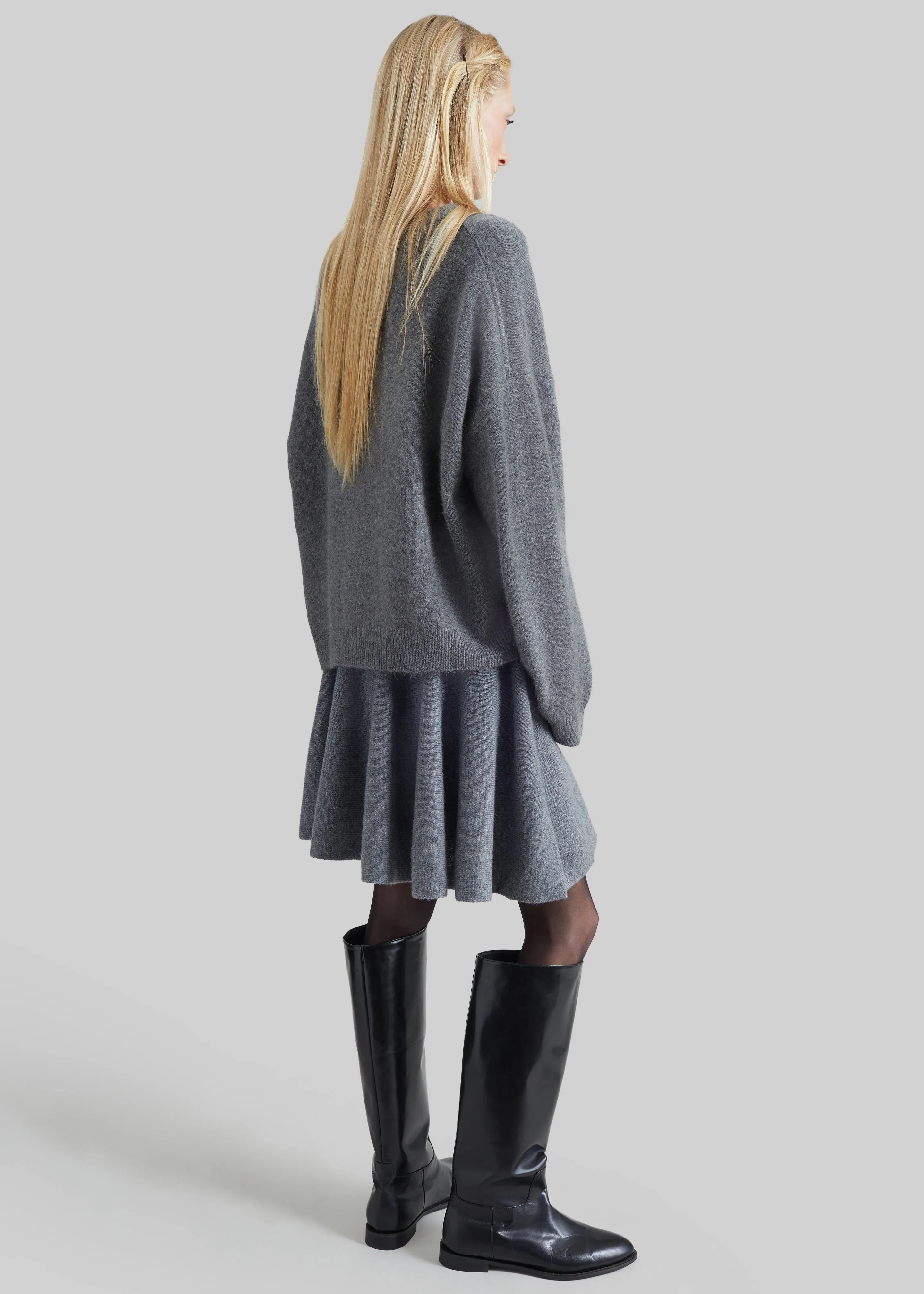 By Malene Birger Bradley Wool Sweater - Grey Melange sold by Frankie Shop product image thumbnail 4