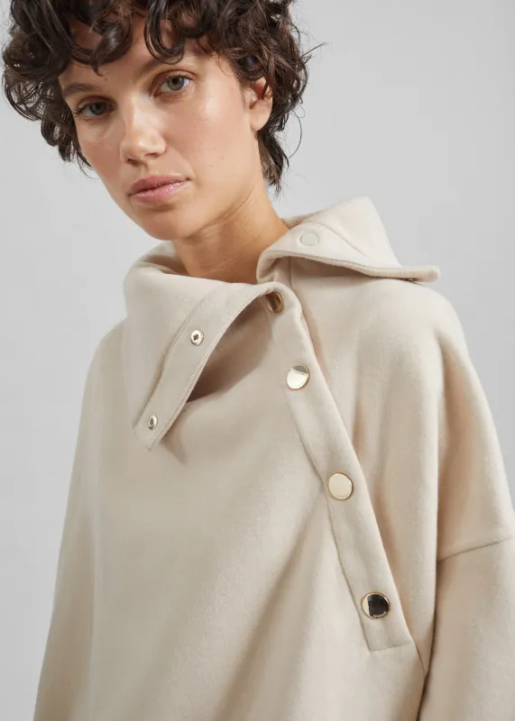 Sportmax Aerosi Oversized Sweatshirt - Beige made by Sportmax