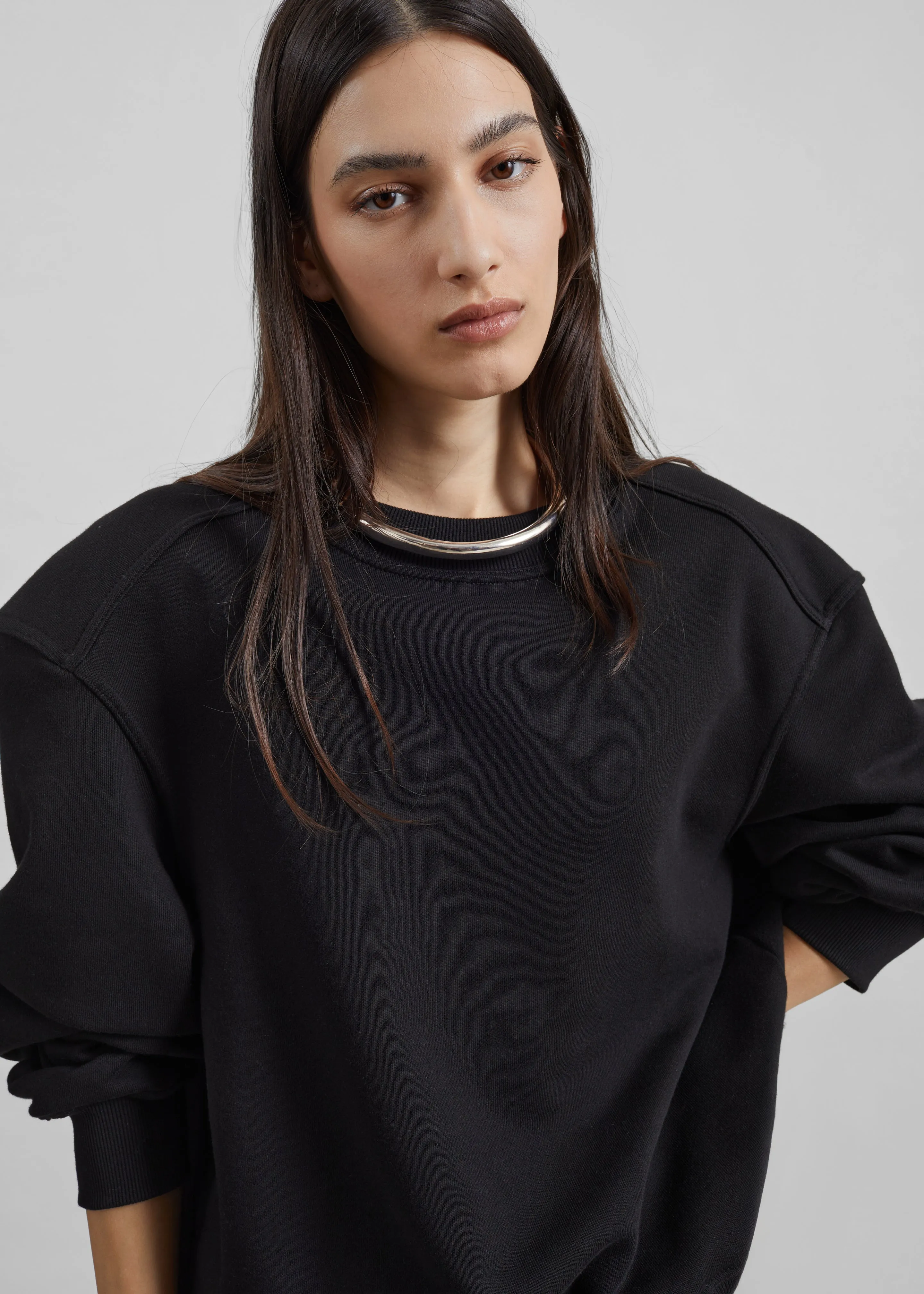 Isore Padded Sweatshirt - Black sold by Frankie Shop product image thumbnail 2