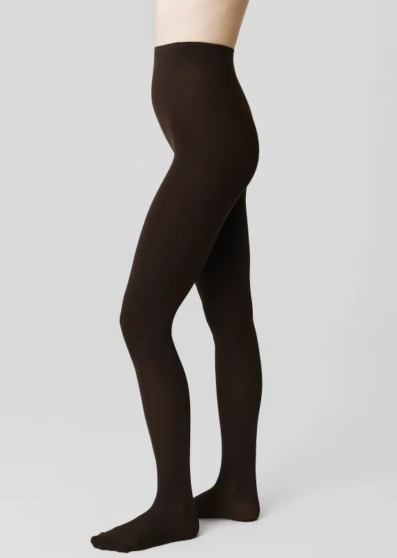 Swedish Stockings Lia Premium Tights - Espresso made by SWEDISH STOCKINGS