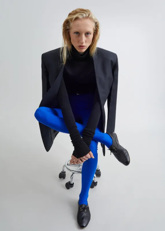 Ninetta Jersey Tights - Cobalt made by Frankie Shop