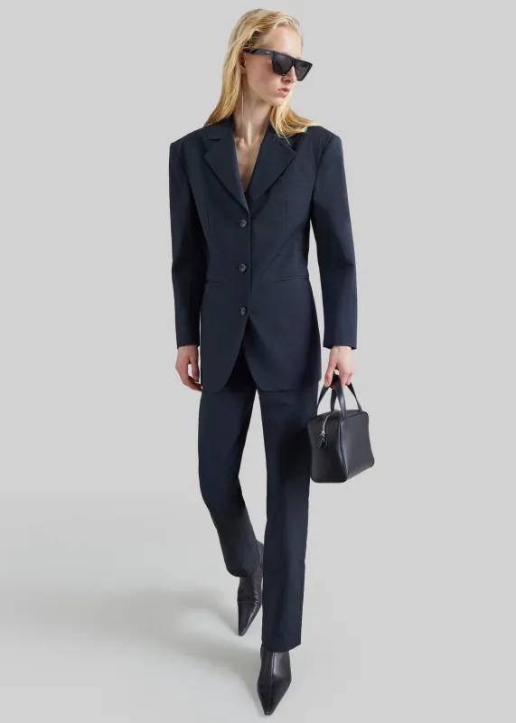 Cazal Tailored Blazer - Navy made by Frankie Shop
