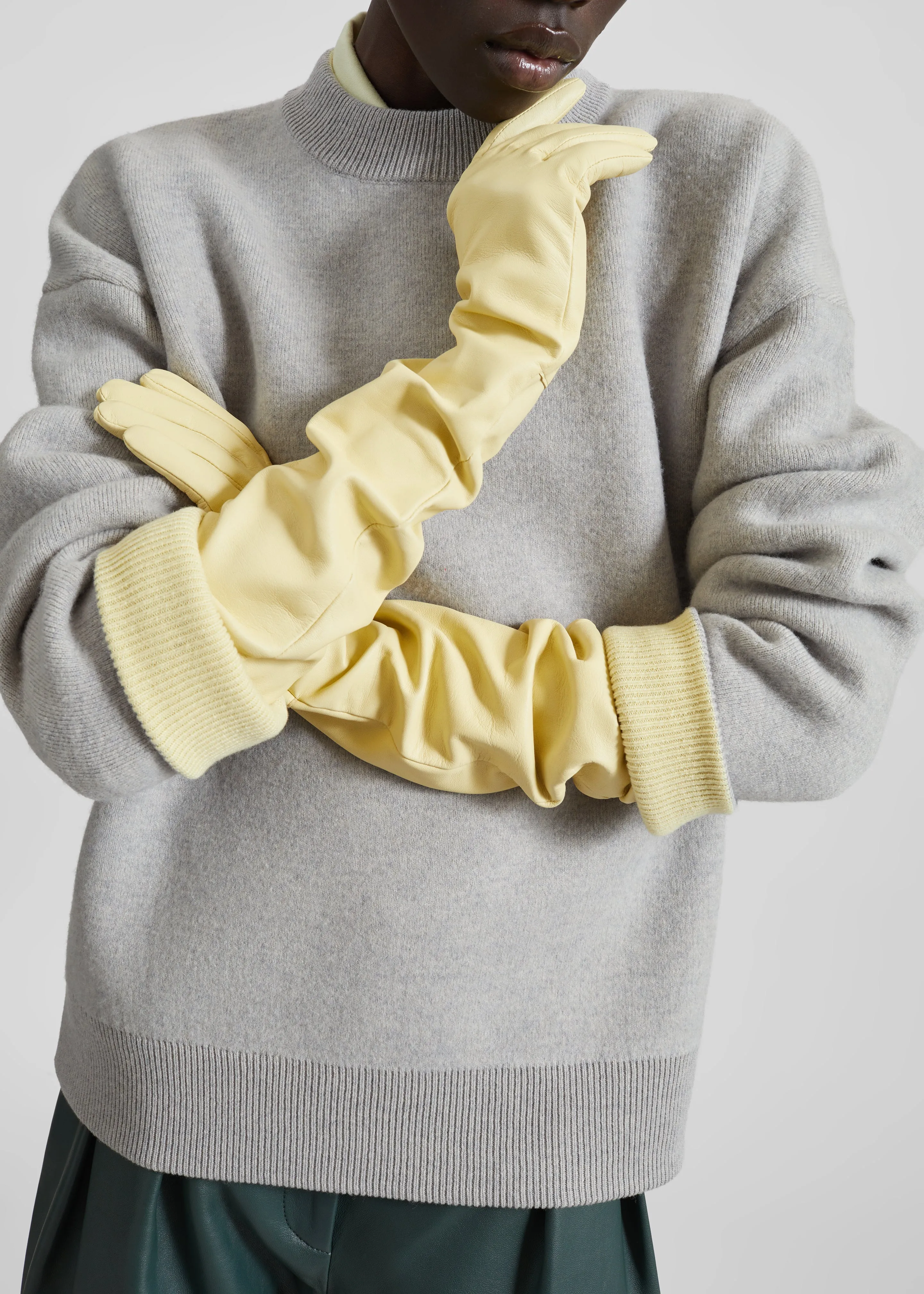 Hana Wool Sweater - Light Grey sold by Frankie Shop product image thumbnail 5