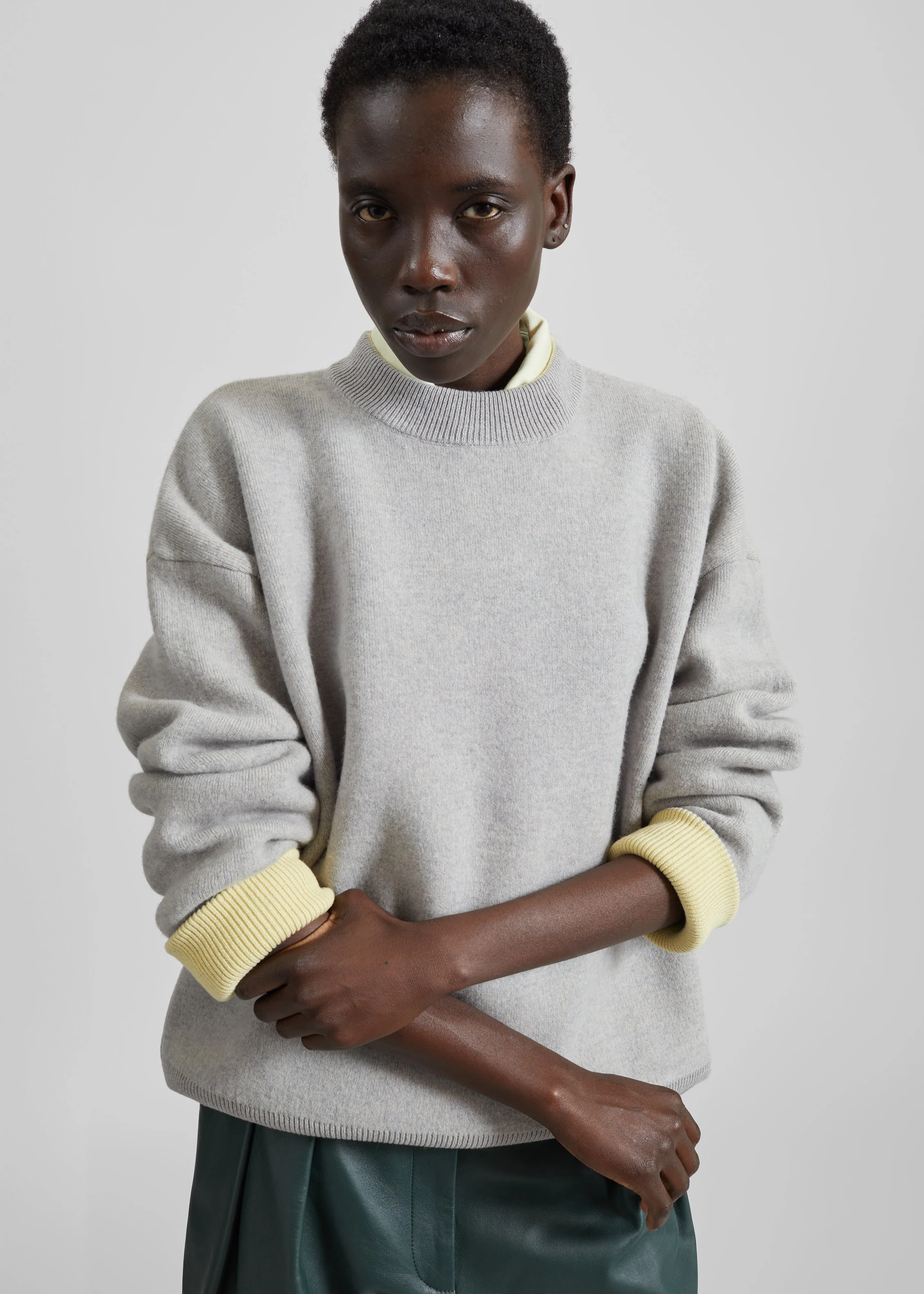 Hana Wool Sweater - Light Grey sold by Frankie Shop product image thumbnail 3