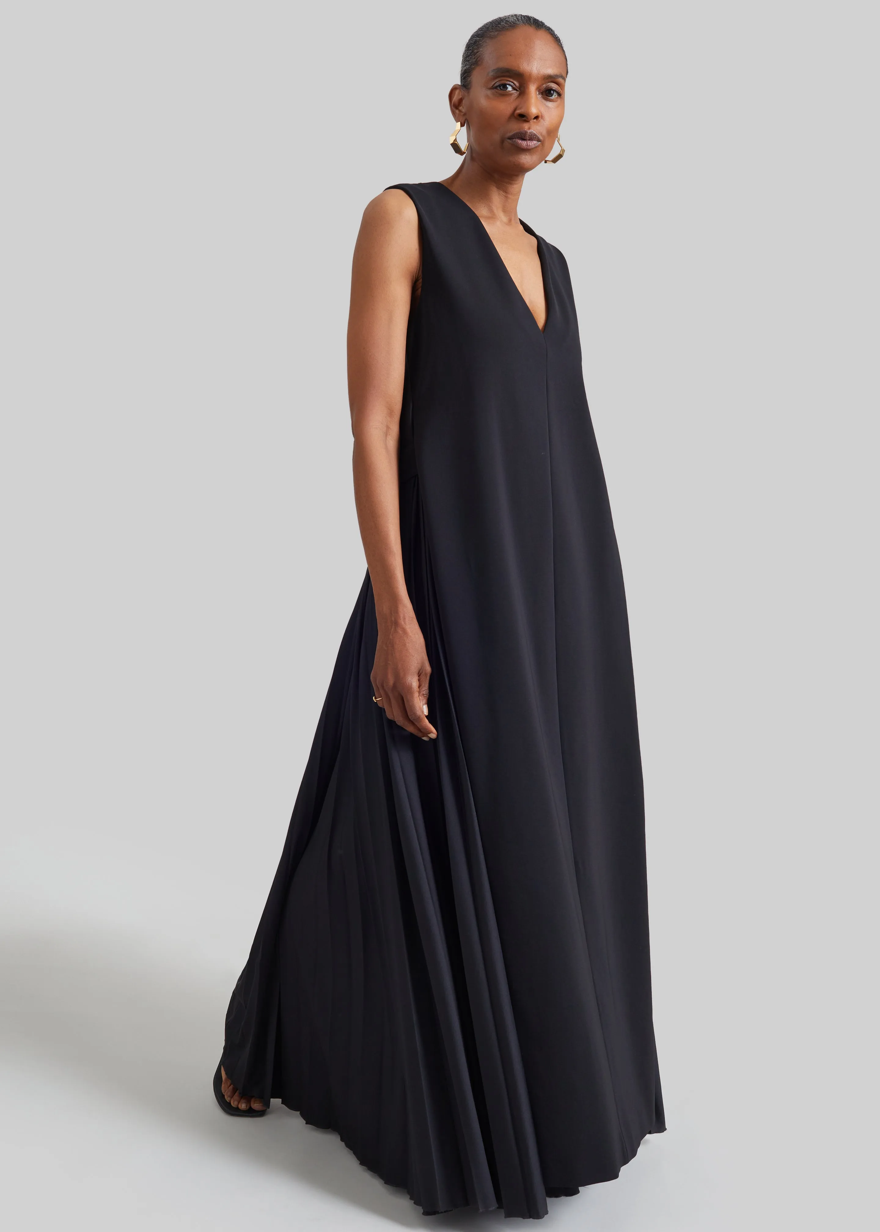 Sportmax Adesso Long Dress - Black sold by Frankie Shop