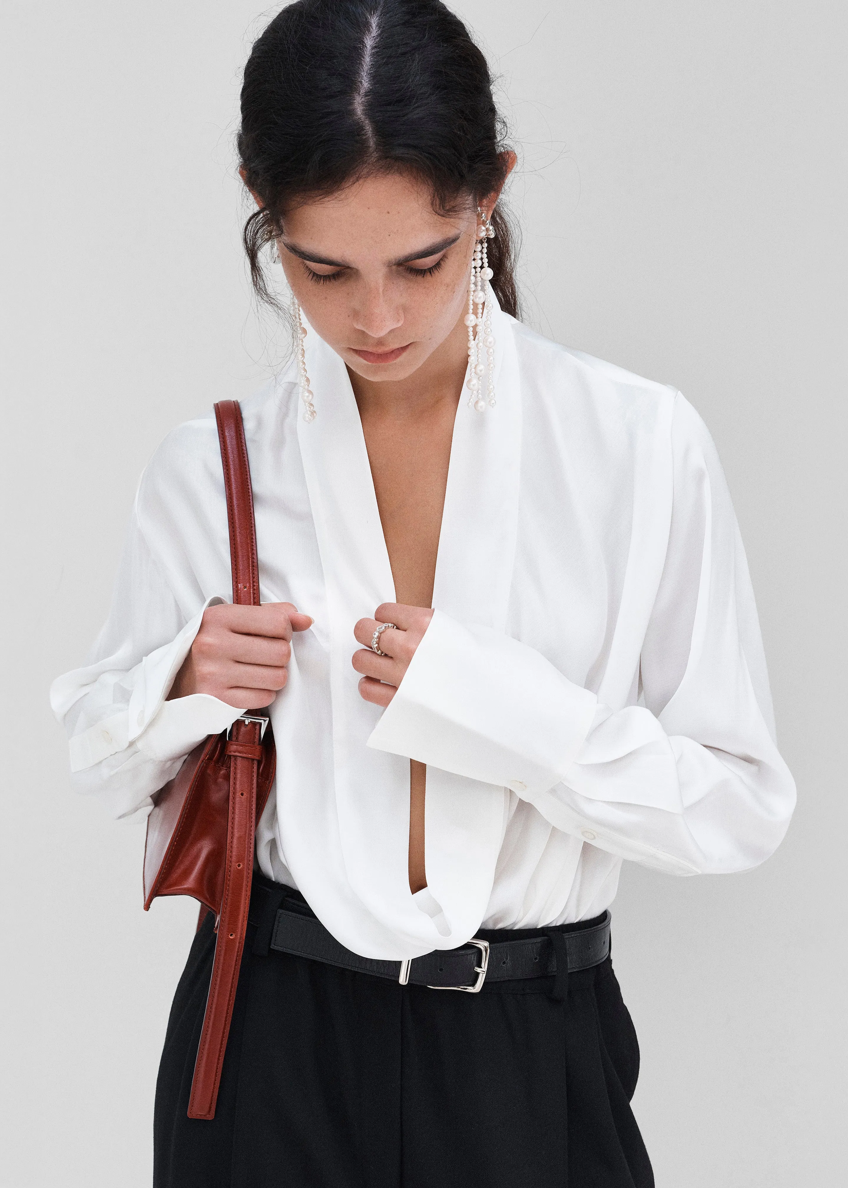 Beaufille Halo Blouse - Pearl sold by Frankie Shop product image thumbnail 3