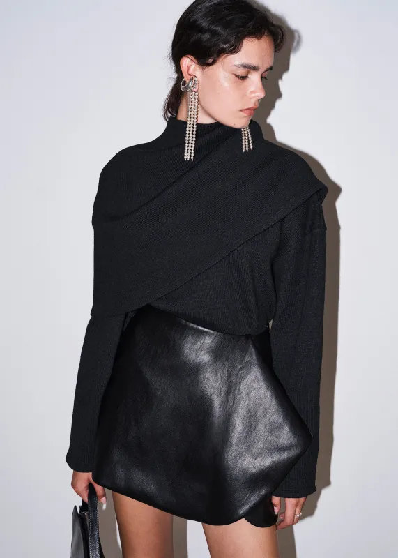 Beaufille Morissette Mini Skirt - Black made by Beaufille