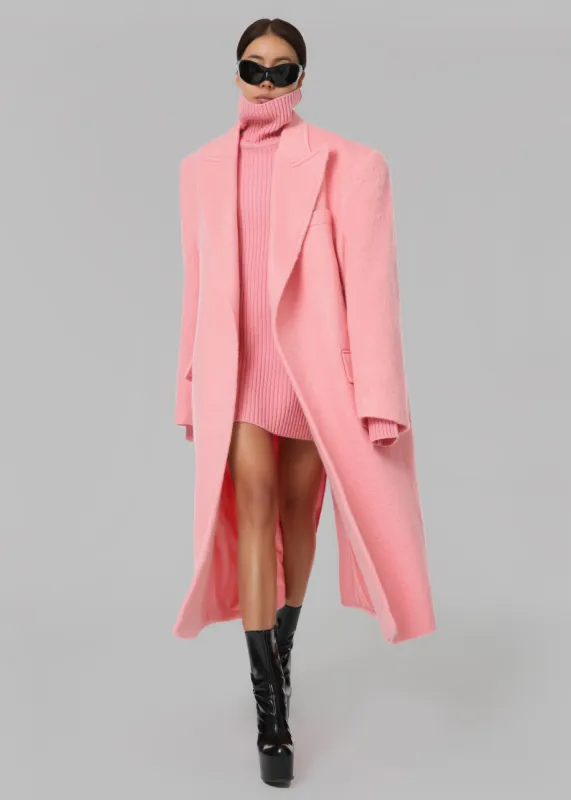 John Oversized Coat - Pink sold by Frankie Shop