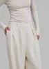 Ripley Pleated Trousers - Ivory sold by Frankie Shop