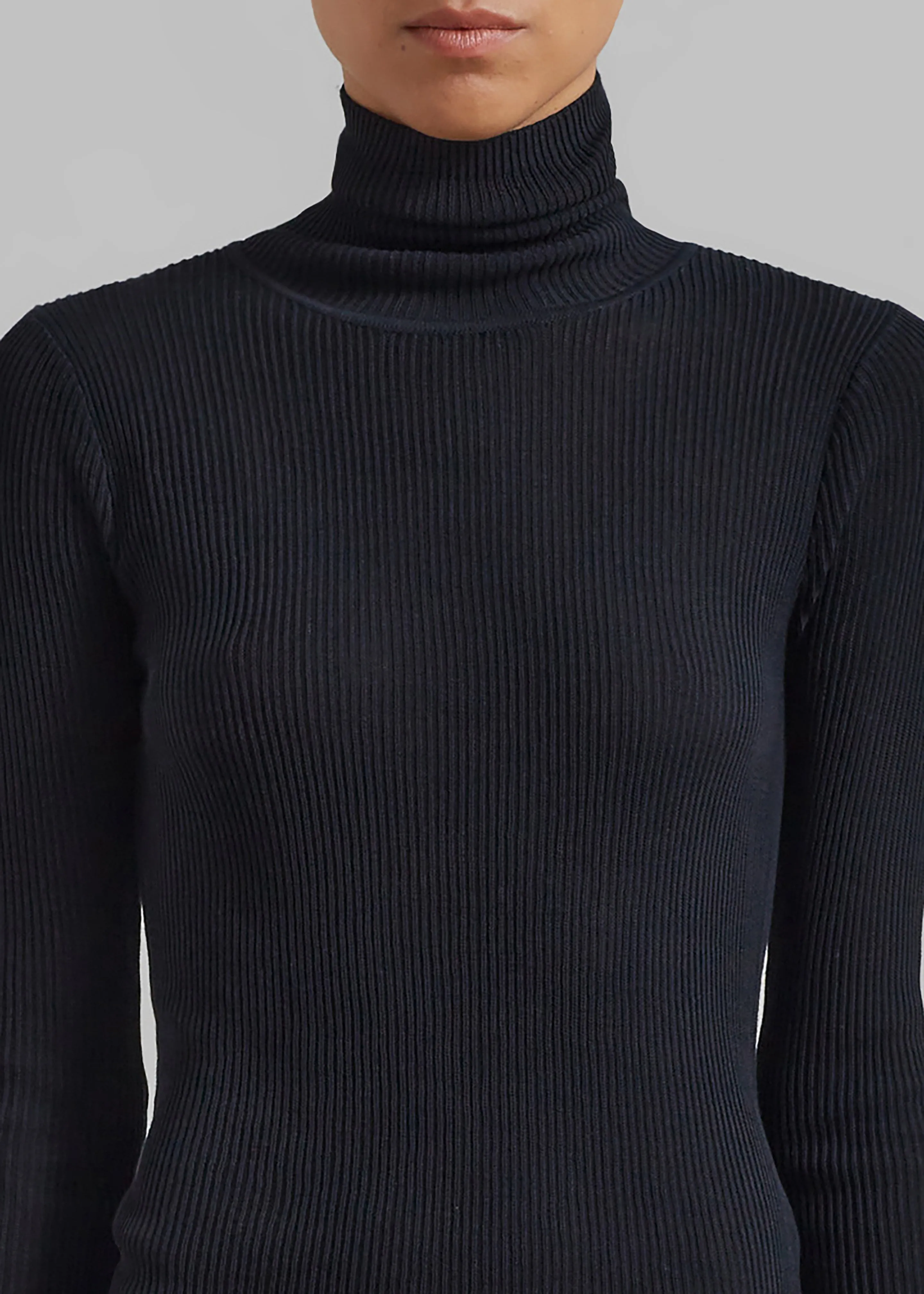 By Malene Birger Ronella Turtleneck - Black sold by Frankie Shop product image thumbnail 4