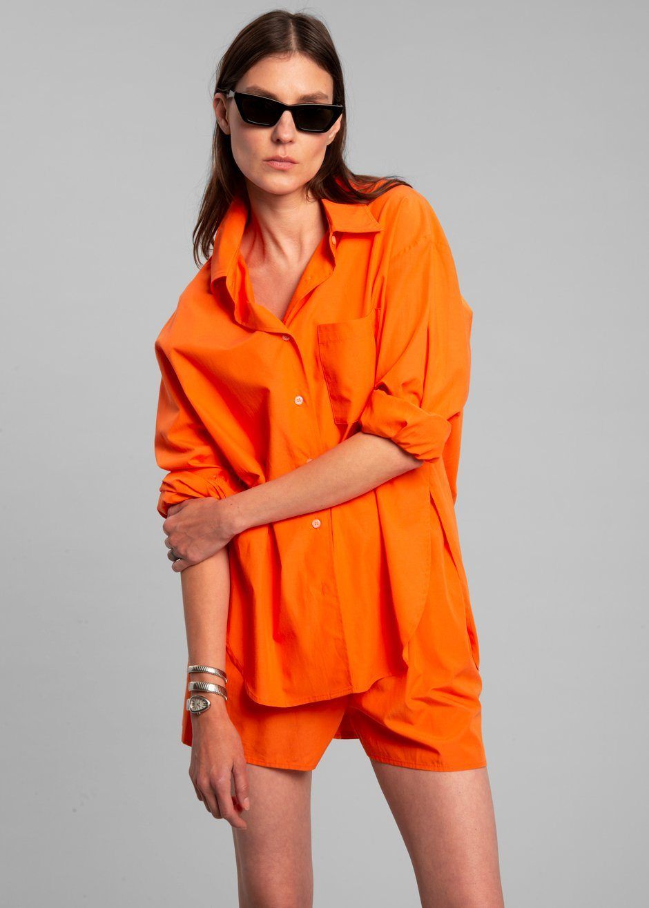 Lui Cotton Boxer Short - Tangerine sold by Frankie Shop product image thumbnail 7