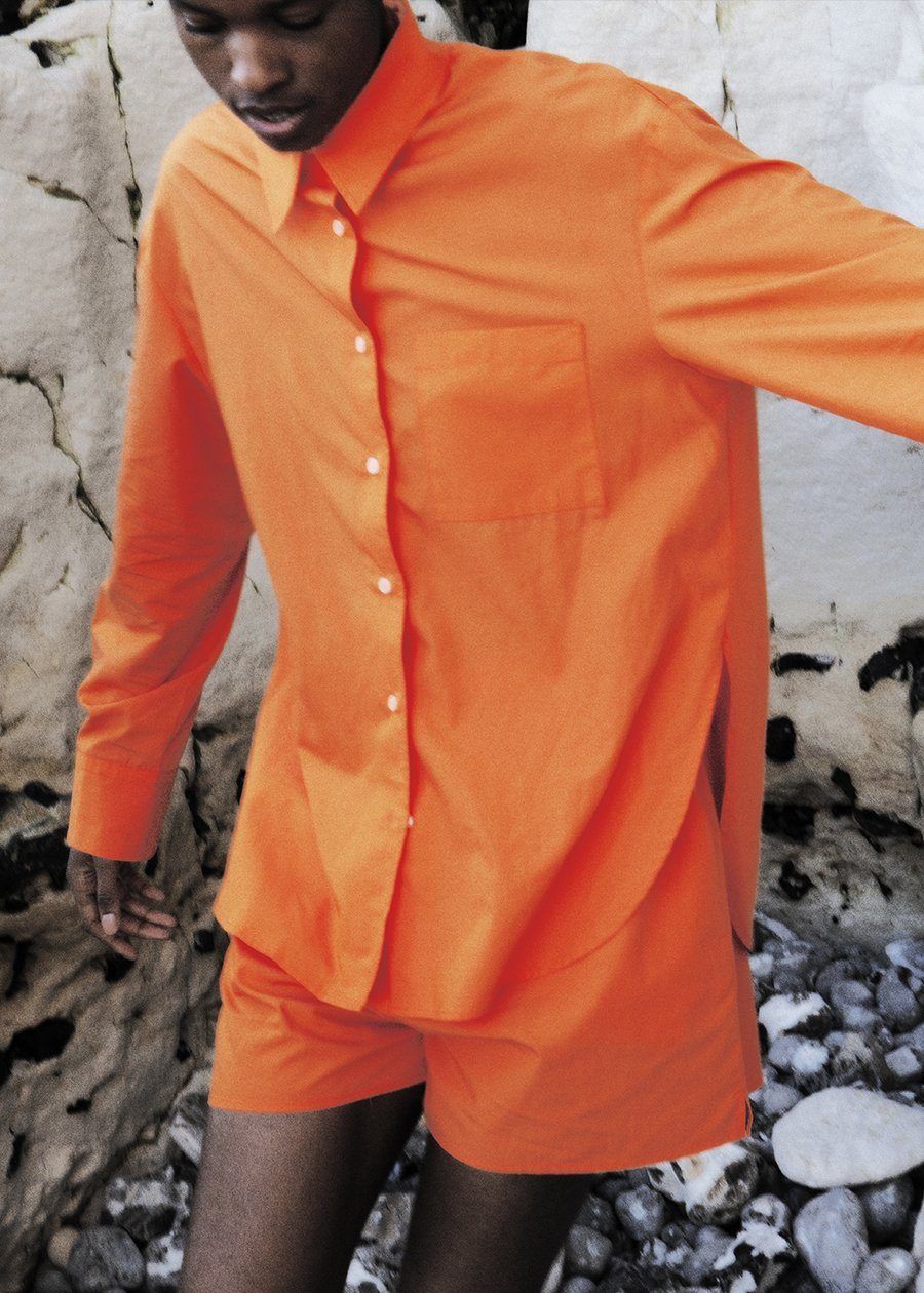 Lui Cotton Boxer Short - Tangerine sold by Frankie Shop product image thumbnail 8