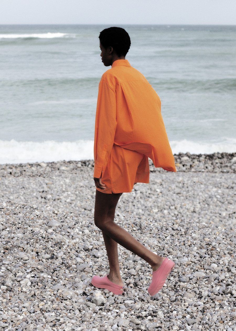 Lui Cotton Boxer Short - Tangerine sold by Frankie Shop product image thumbnail 3