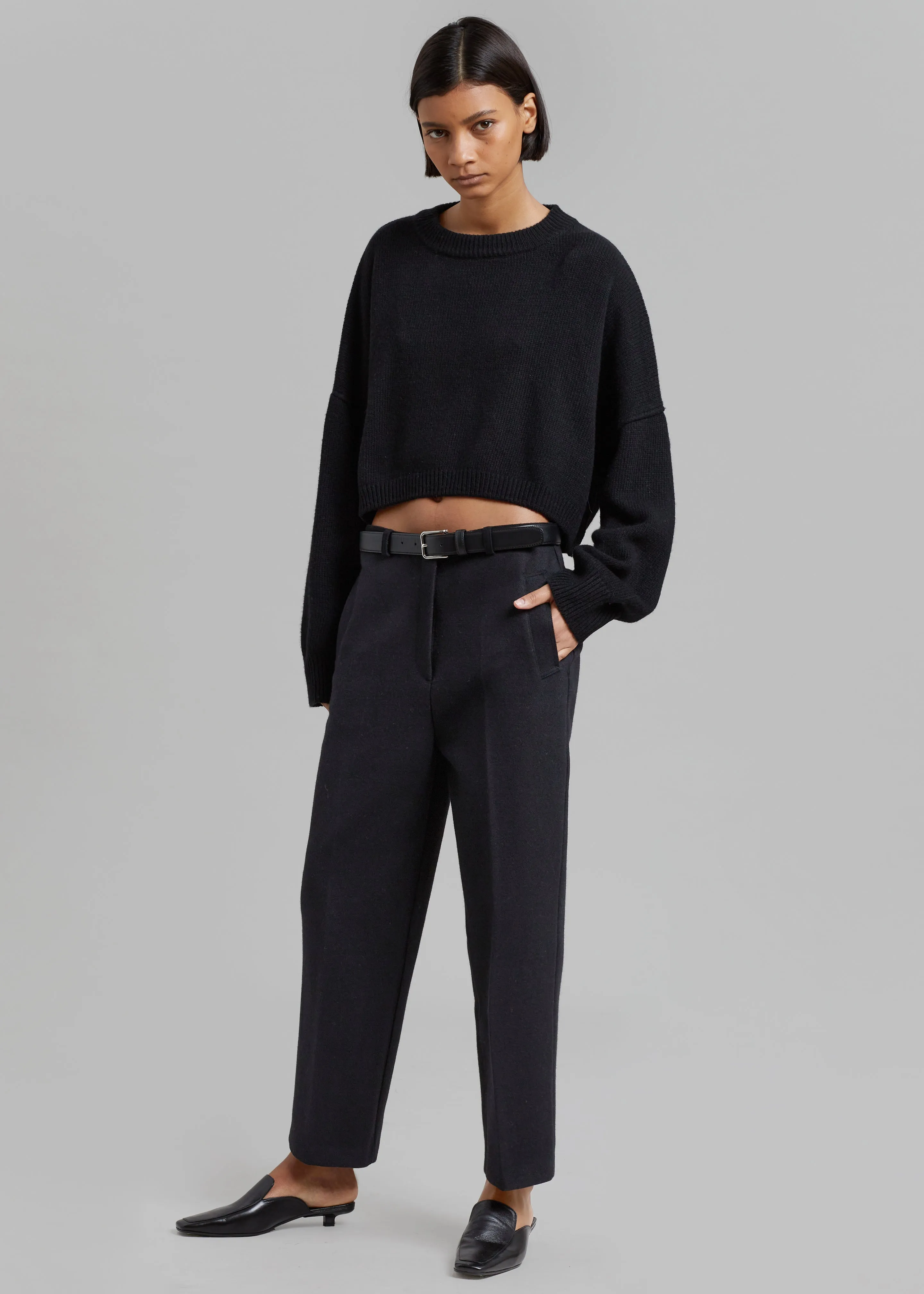 Dira Trousers - Black sold by Frankie Shop product image thumbnail 4