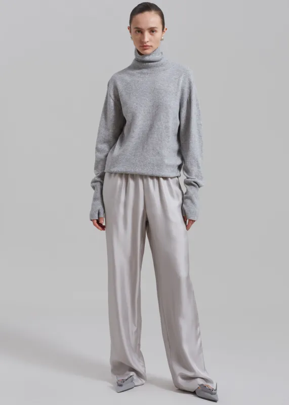 Loulou Studio Alera Pants - Silver Grey sold by Frankie Shop