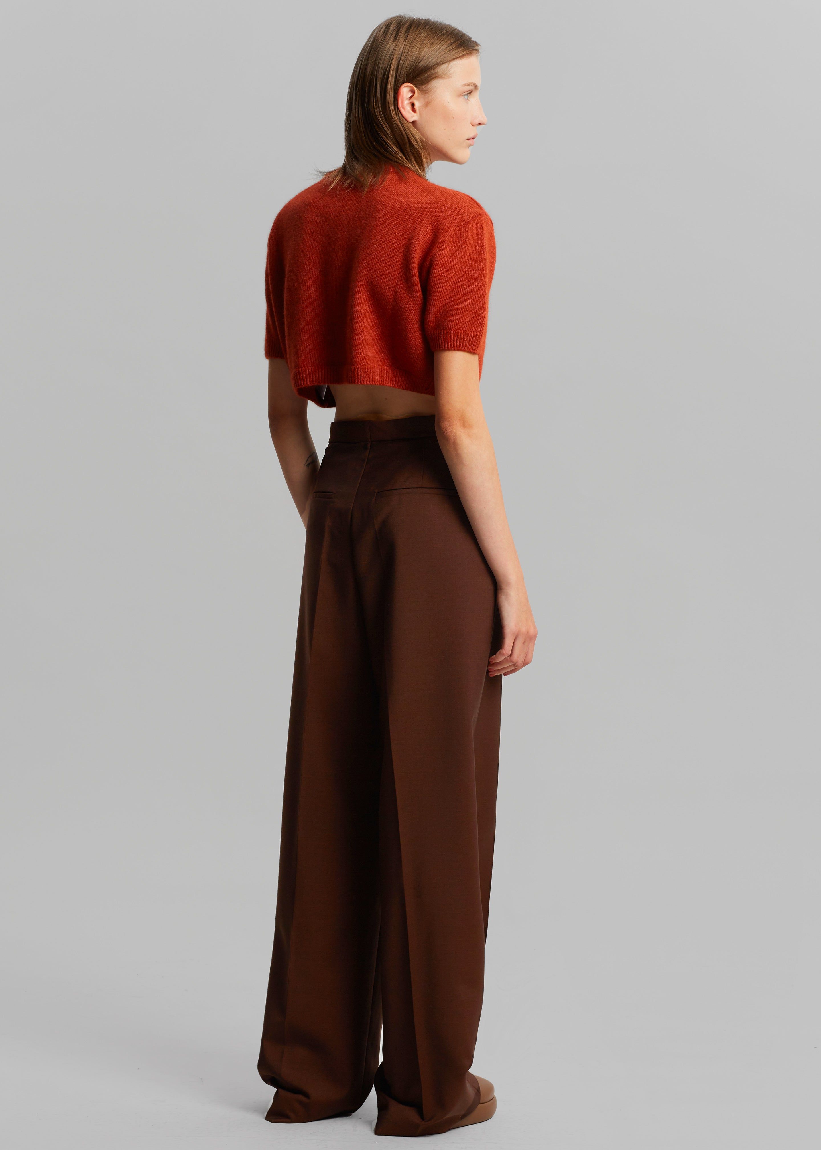 Róhe Stevie Trousers - Chestnut sold by Frankie Shop product image thumbnail 7