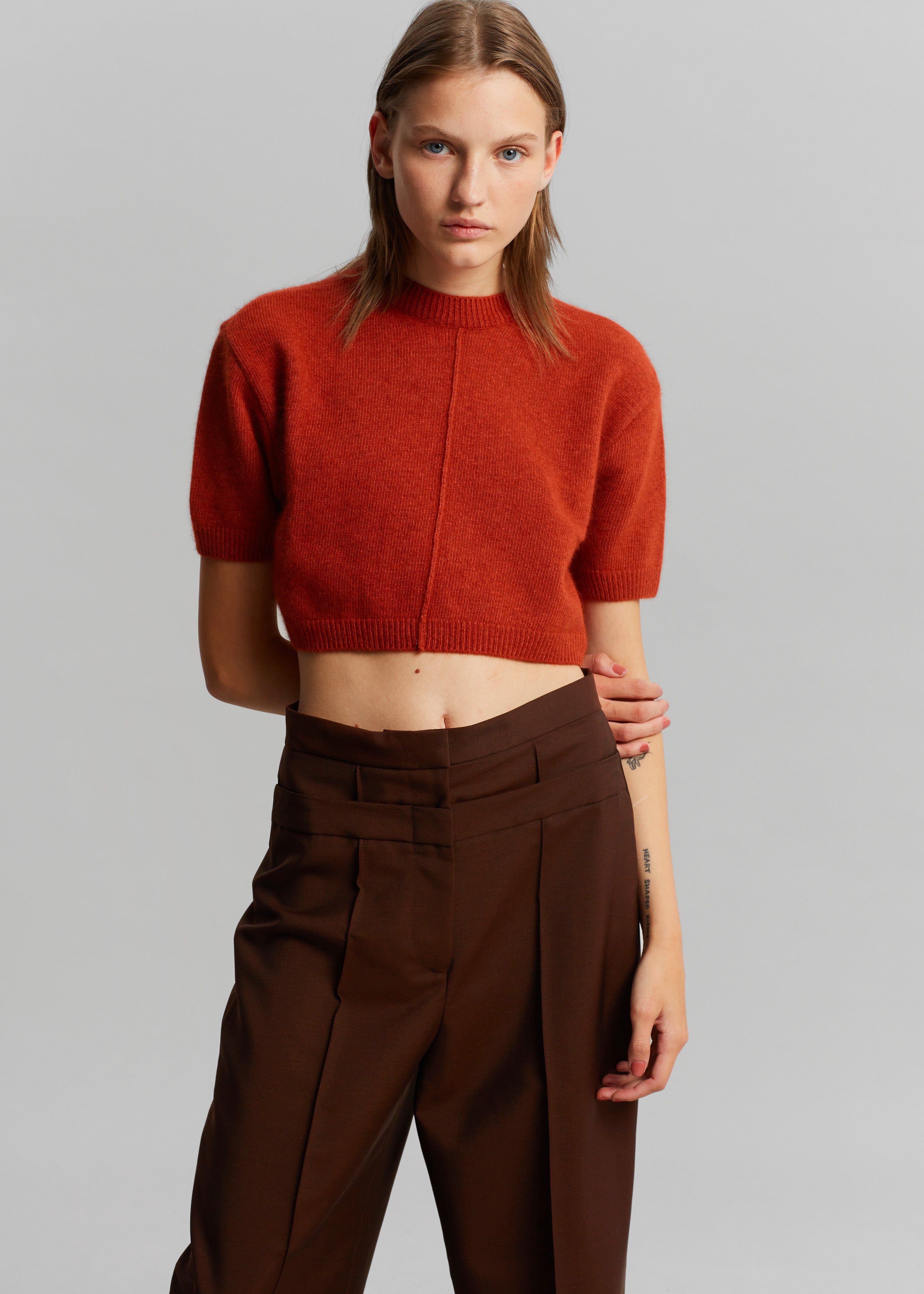 Róhe Stevie Trousers - Chestnut sold by Frankie Shop product image thumbnail 4