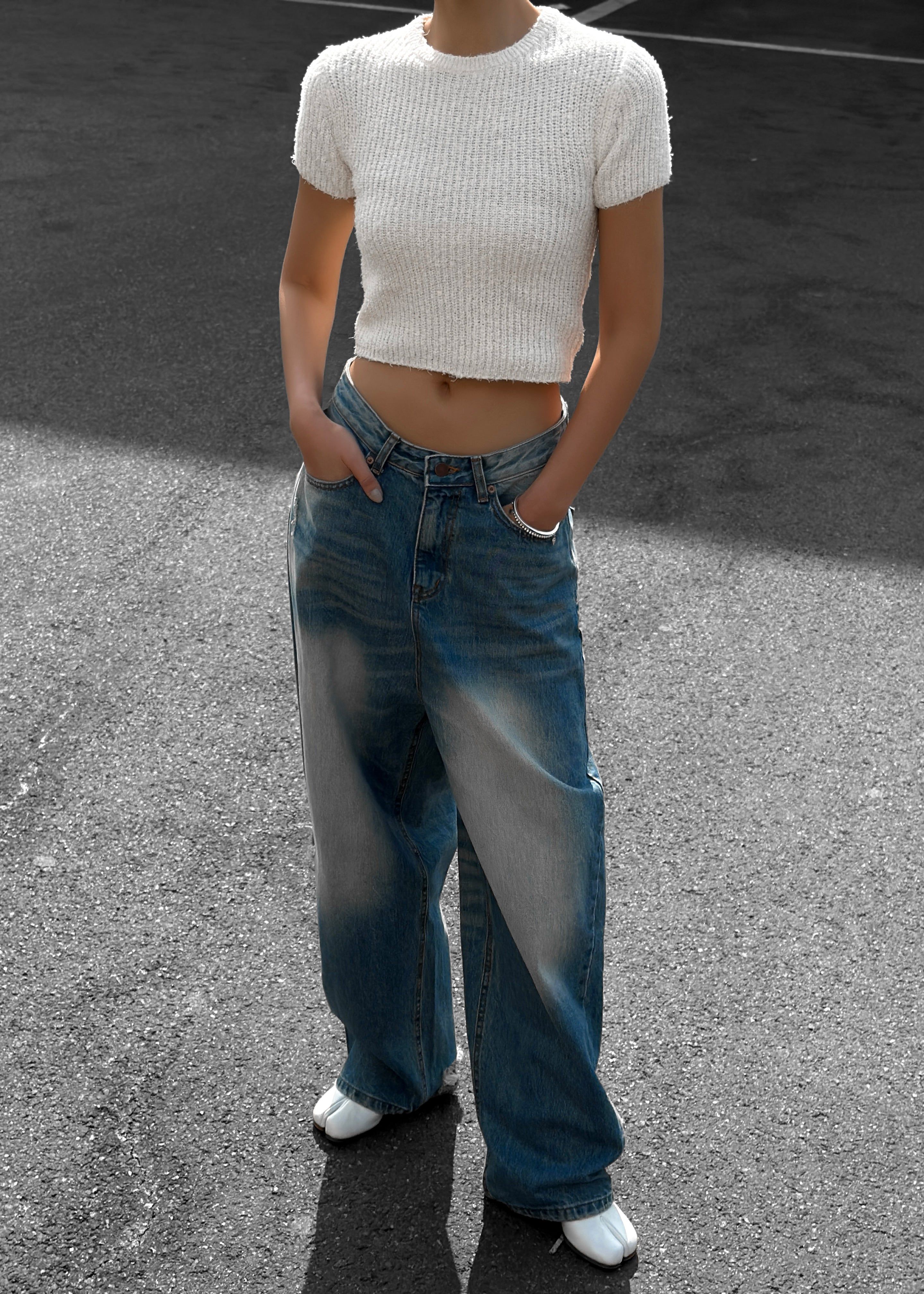 Lexie Knit Cropped Top - Off White sold by Frankie Shop product image thumbnail 9