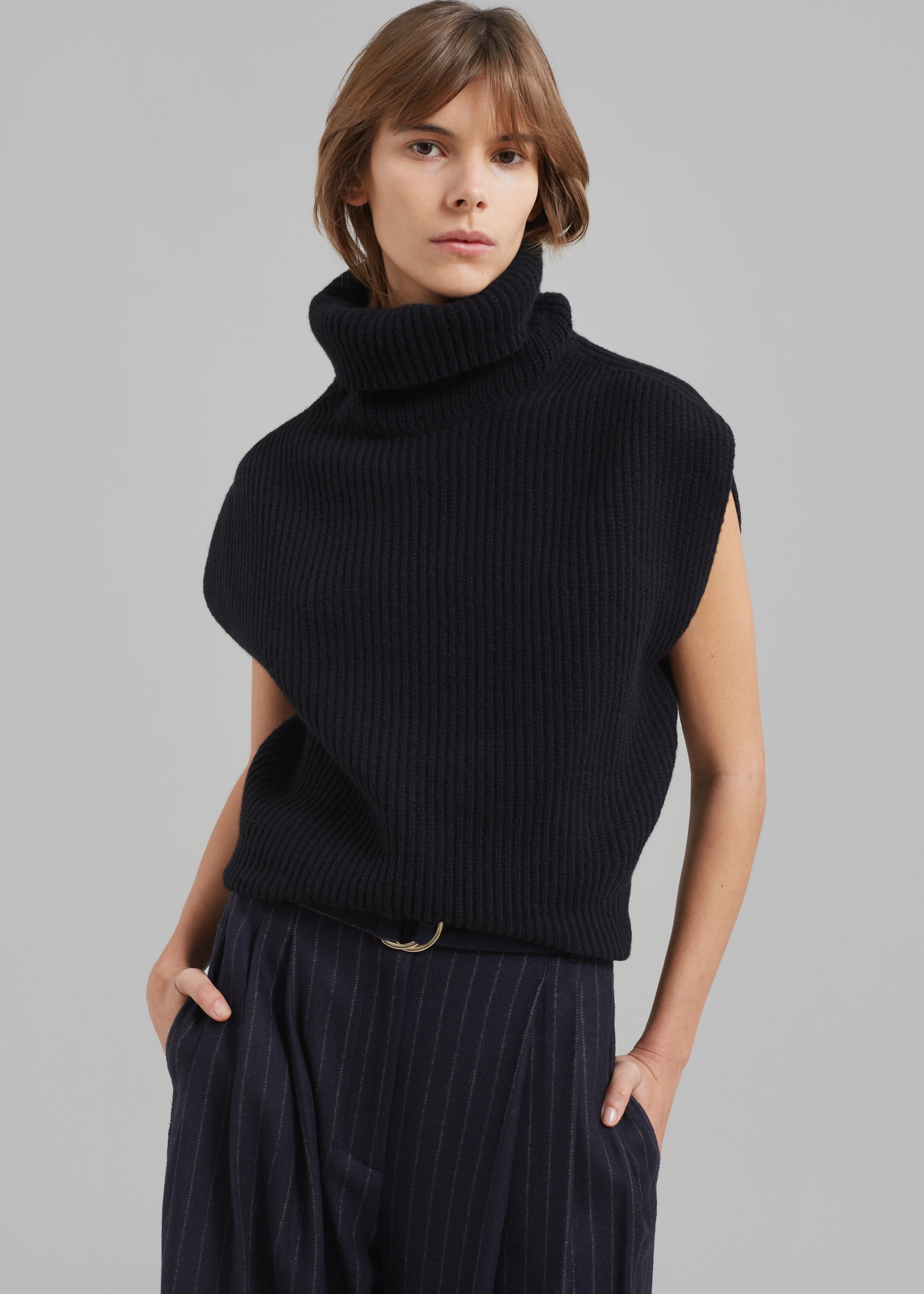 Lana Sleeveless Turtleneck - Black sold by Frankie Shop product image thumbnail 2