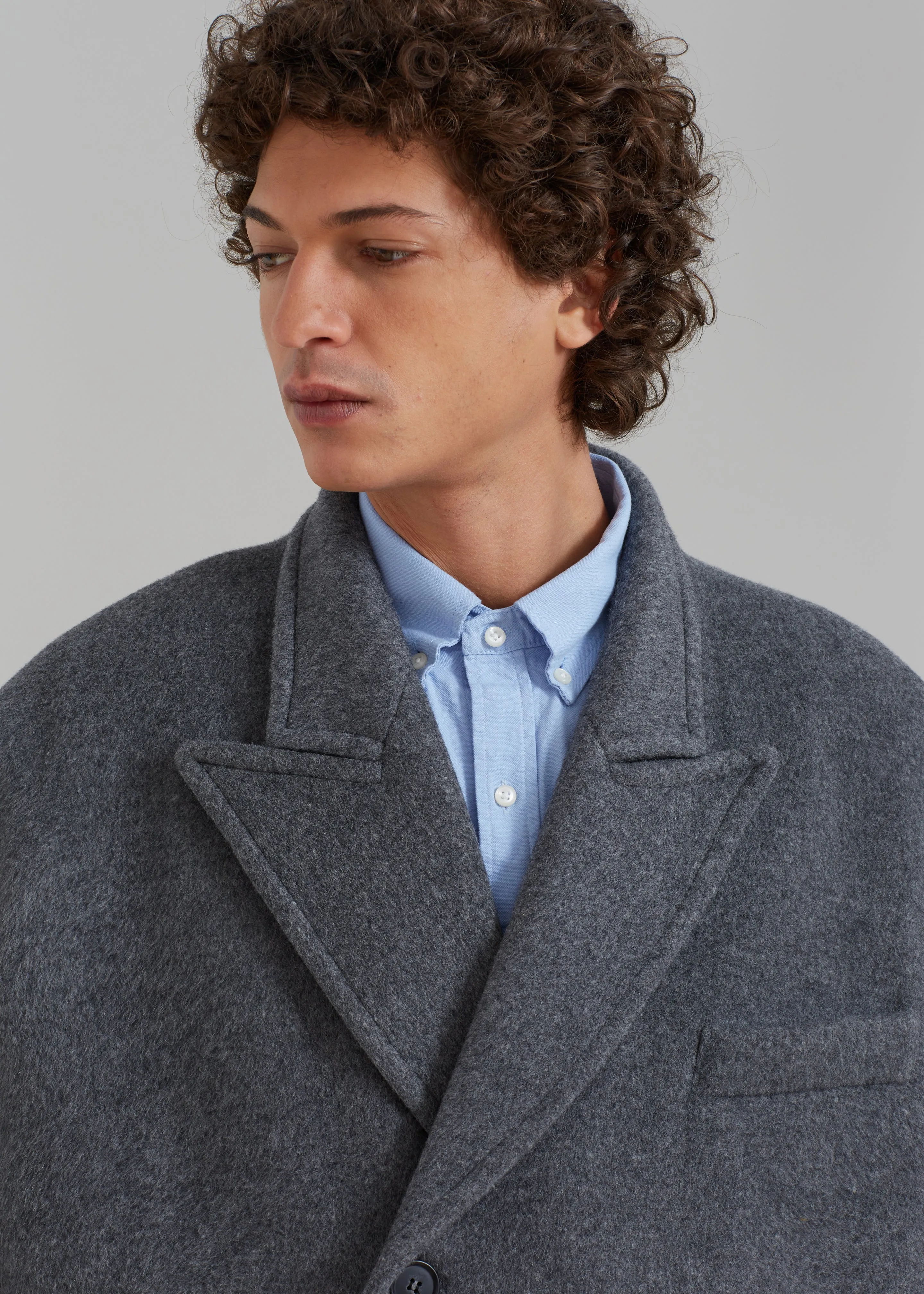 Curtis Oversized Coat - Charcoal sold by Frankie Shop product image thumbnail 5