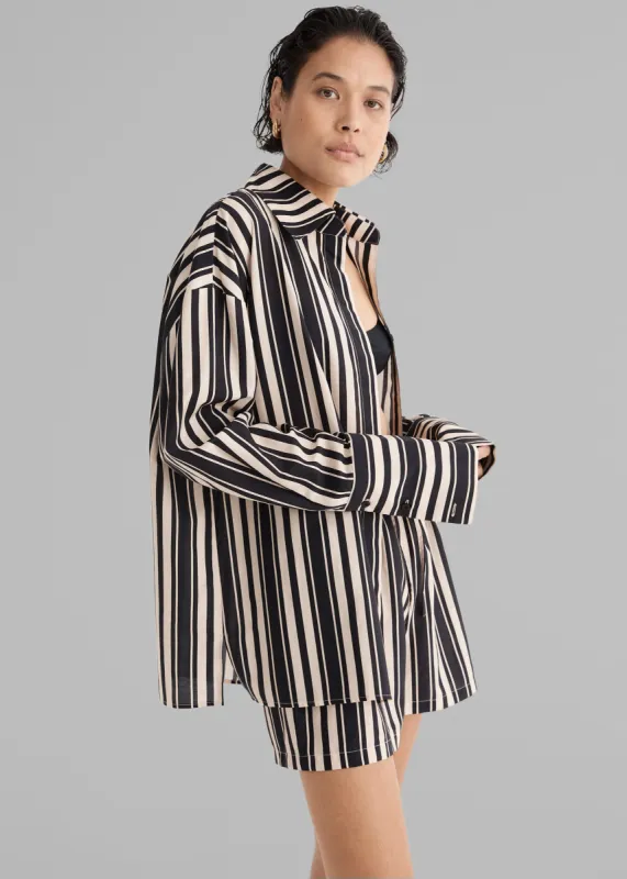 Solaqua The Amelie Shirt - Cinque Stripe sold by Frankie Shop