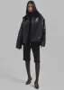 Ivanka Faux Leather Shearling Jacket - Black sold by Frankie Shop