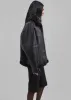 Ivanka Faux Leather Shearling Jacket - Black sold by Frankie Shop